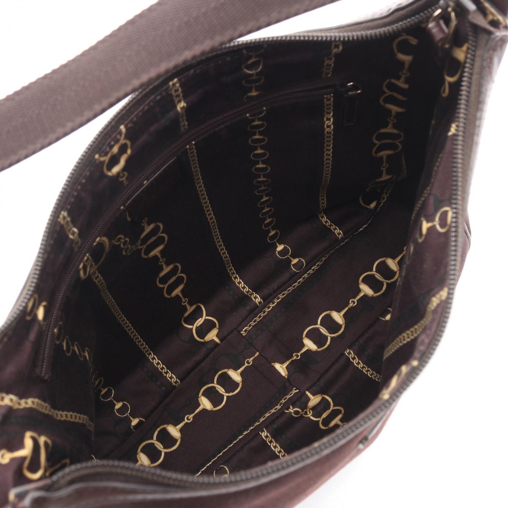 Gucci Gucci Gucci Leather Canvas Shoulder Bag Textile Shoulder Bag 264219 DUTY FREE for USA Size ONE SIZE - 3 Thumbnail