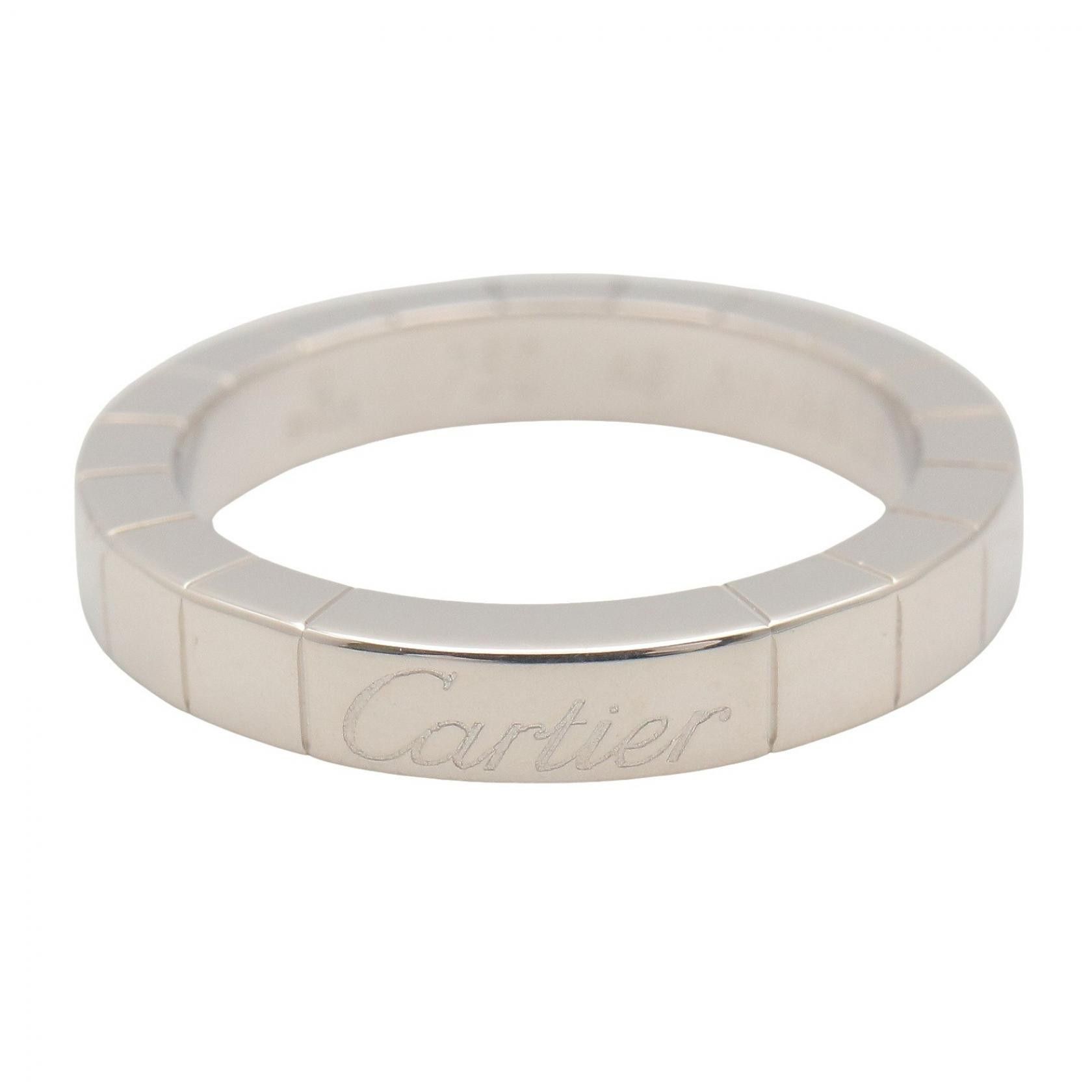 Cartier Cartier Cartier Lanieres Au750 White Gold Ring Size 8.5 Precious Metal Ring DUTY FREE for USA Size ONE SIZE - 2 Thumbnail