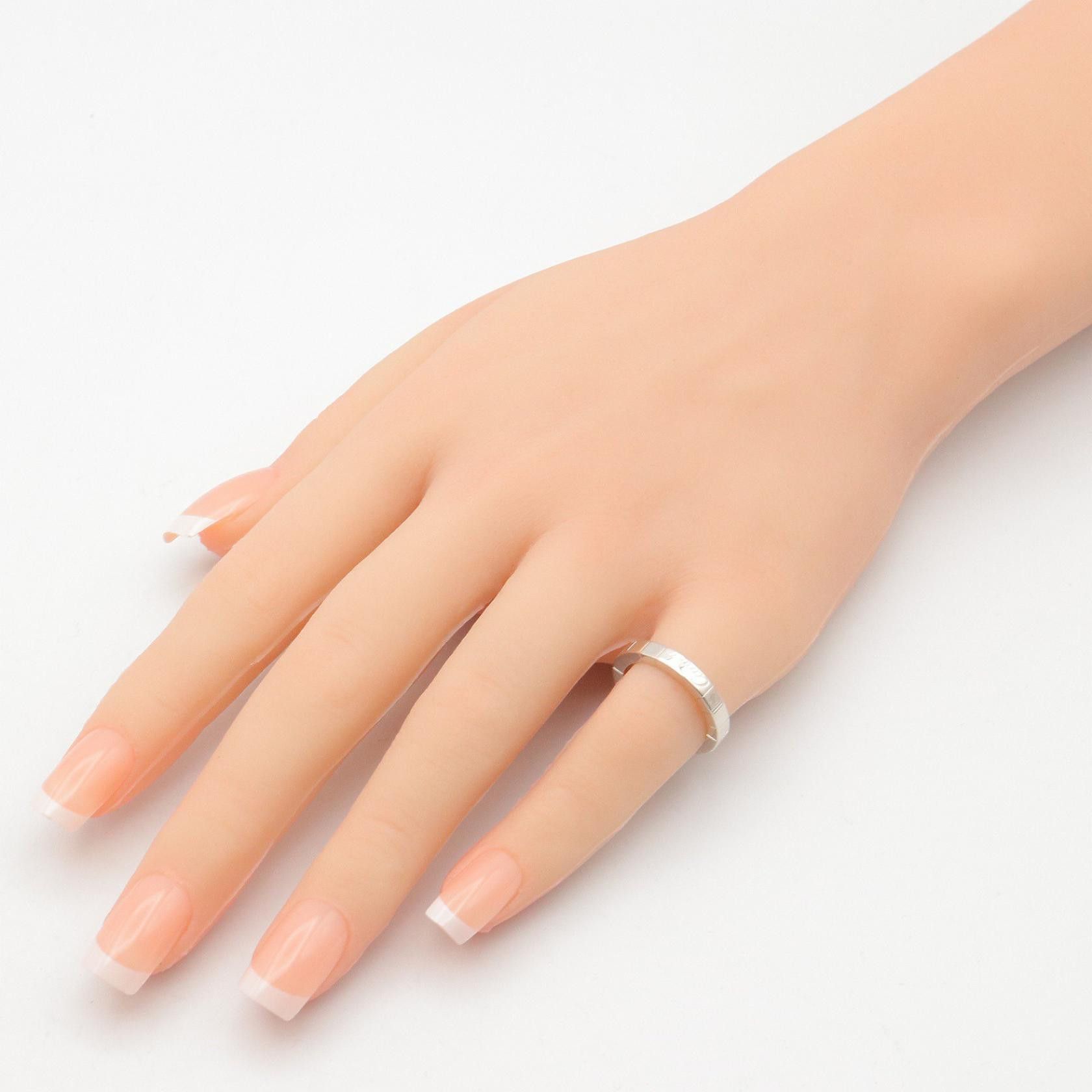 Cartier Cartier Cartier Lanieres Au750 White Gold Ring Size 8.5 Precious Metal Ring DUTY FREE for USA Size ONE SIZE - 7 Thumbnail