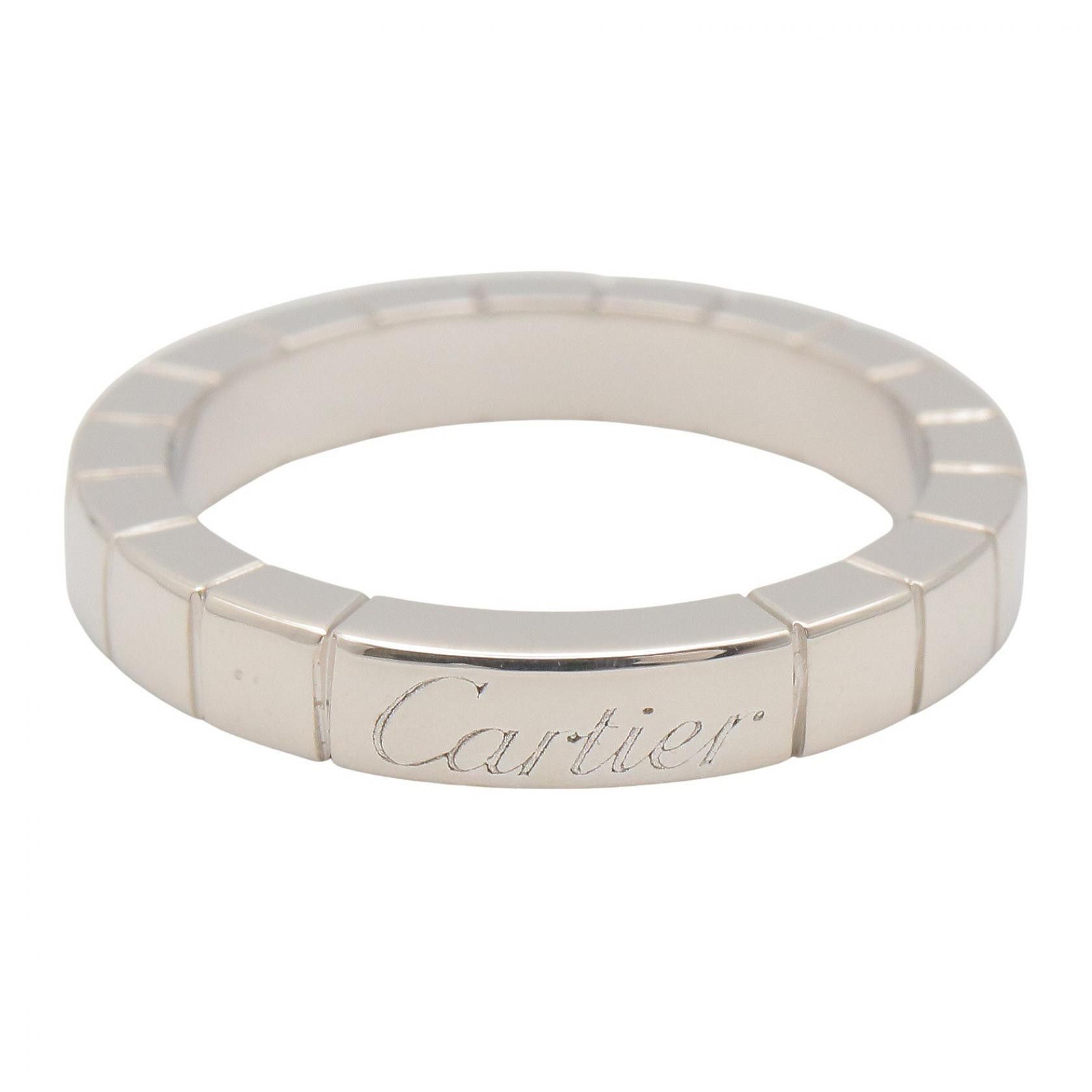 Cartier Cartier Cartier Lanieres Au750 White Gold Ring Size 9.5 Precious Metal Ring DUTY FREE for USA Size ONE SIZE - 2 Thumbnail