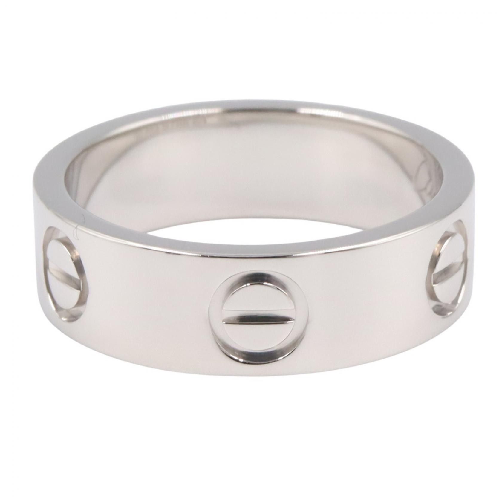 Cartier Cartier Cartier Love Au750 White Gold Ring Size 9 Precious Metal Ring DUTY FREE for USA Size ONE SIZE - 2 Thumbnail