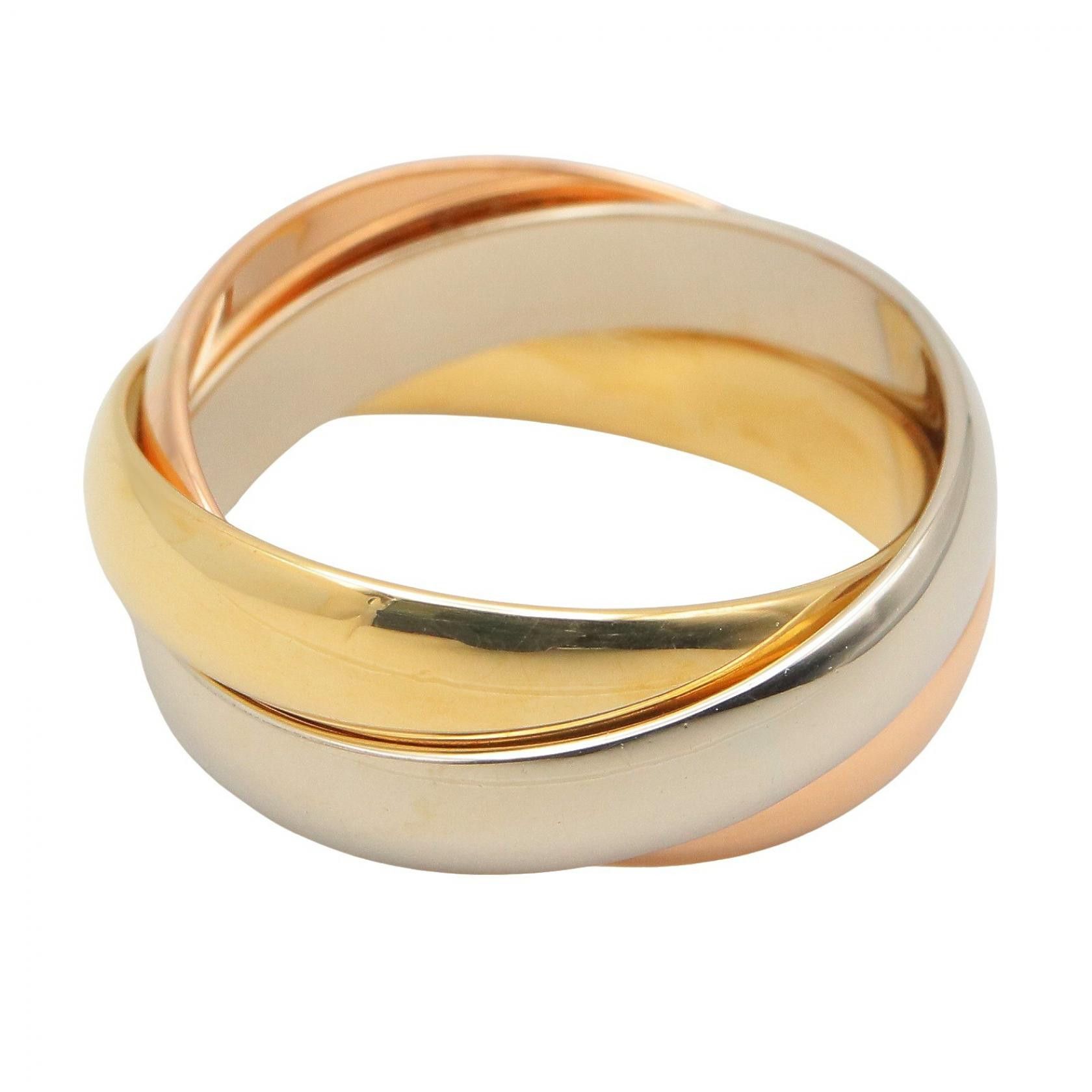 Cartier Cartier Cartier Trinity Au750 Ring Size 7.5 Precious Metal Ring DUTY FREE for USA Size ONE SIZE - 2 Thumbnail