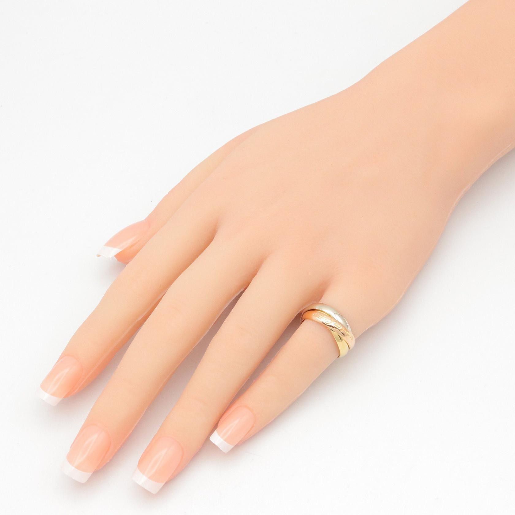 Cartier Cartier Cartier Trinity Au750 Ring Size 7.5 Precious Metal Ring DUTY FREE for USA Size ONE SIZE - 6 Thumbnail