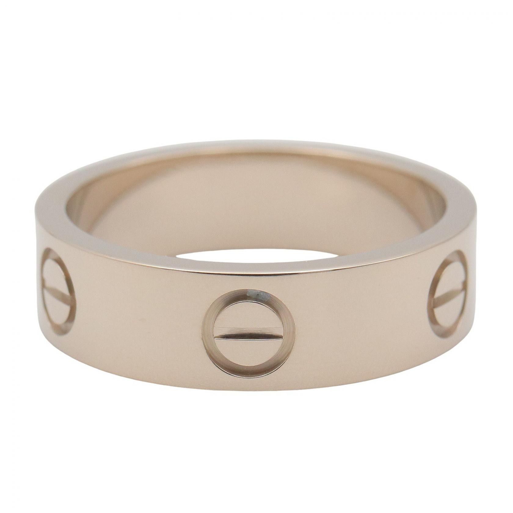 Cartier Cartier Cartier Love Au750 White Gold Ring Size 54 Precious Metal Ring B4084700 DUTY FREE for USA Size ONE SIZE - 3 Thumbnail