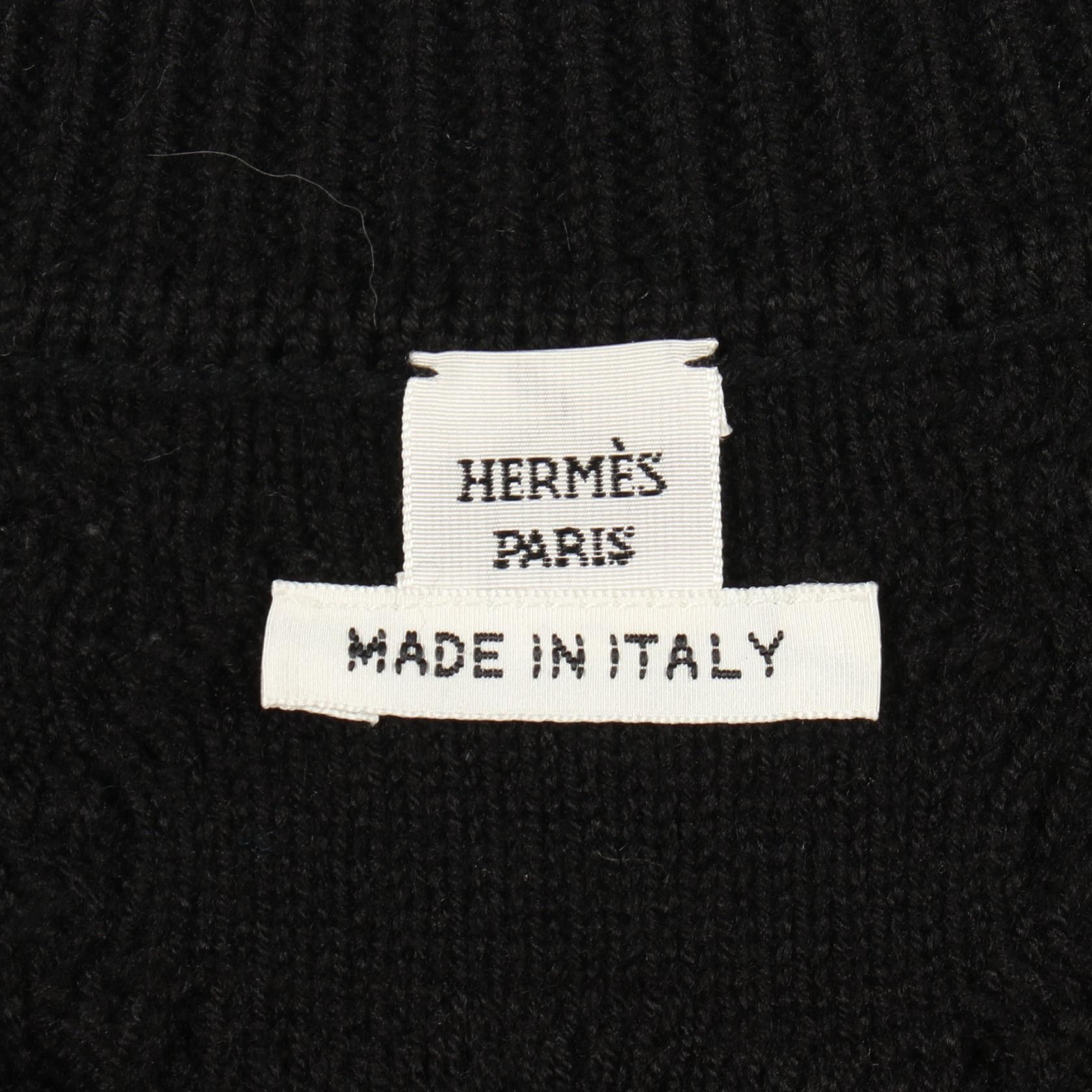 Hermes Hermes Hermes Horsebit V Neck Wool Cashmere Dress Textile Dresses DUTY FREE for USA Size ONE SIZE - 3 Thumbnail