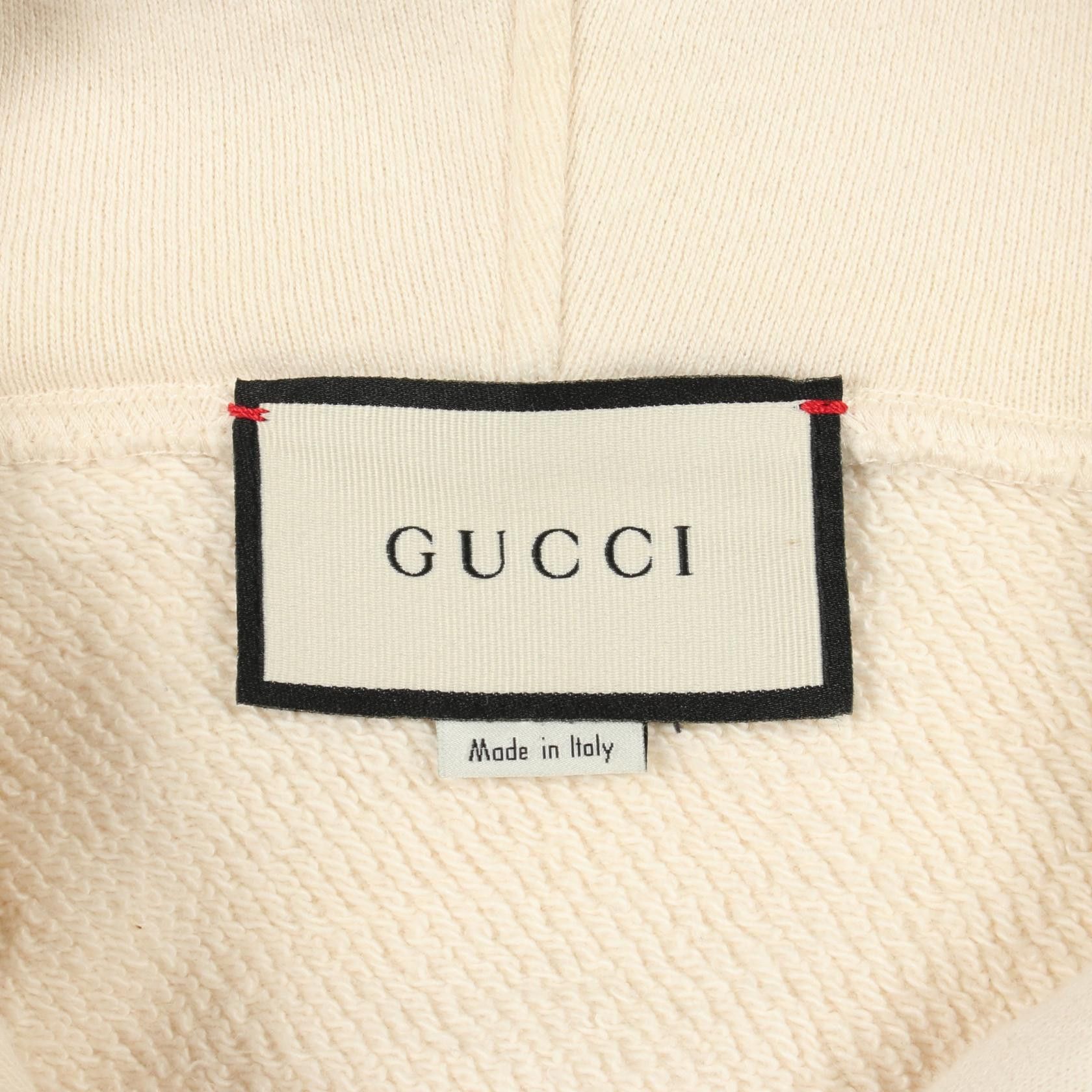 Gucci Gucci Gucci Interlocking G Cotton Hoodie Textile Sweatshirts & Hoodies 475374 DUTY FREE for USA Size ONE SIZE - 3 Thumbnail