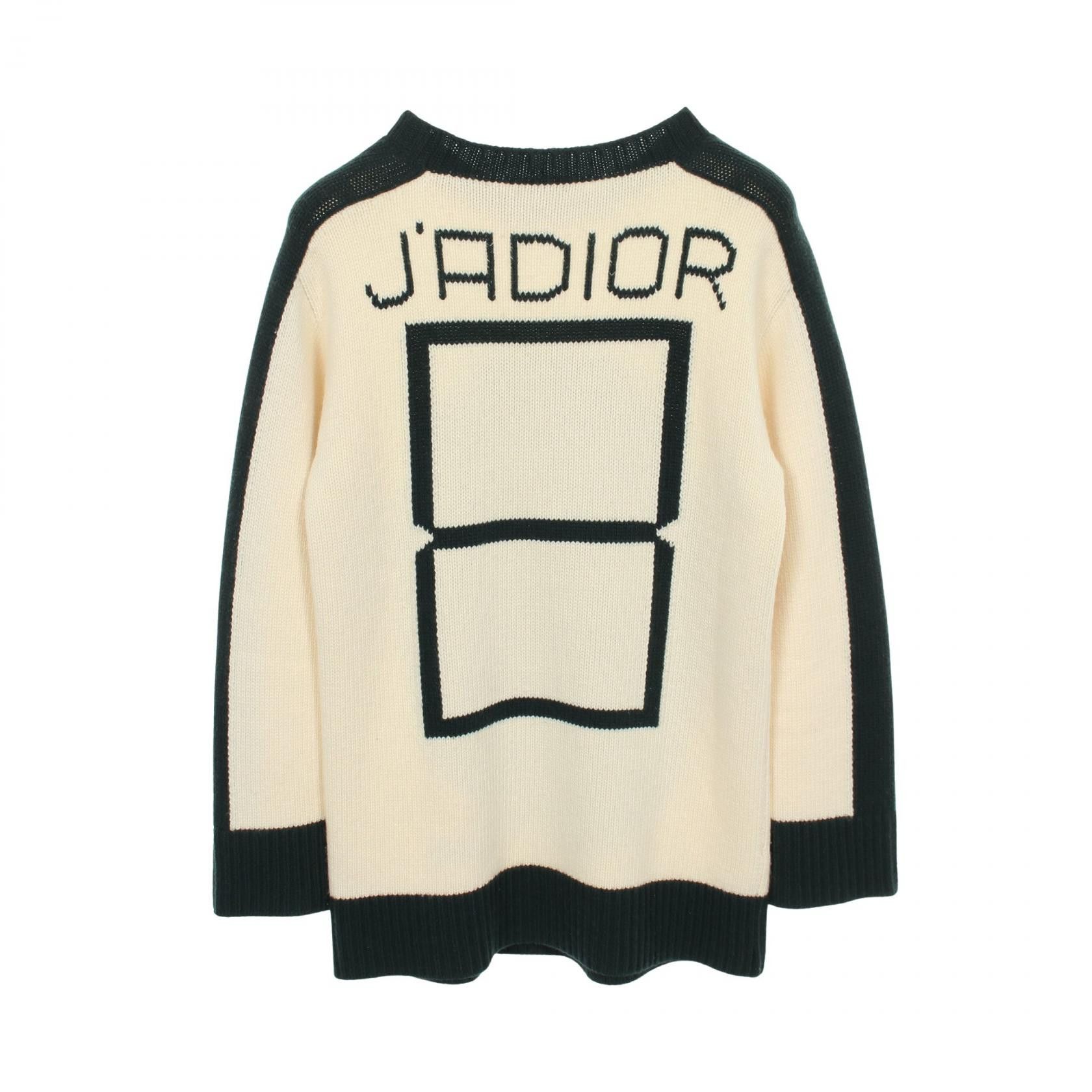 Dior Dior Dior J'ADIOR8 NON NON NON ET NON! Wool Cashmere Knitwear Textile Tops 854S19AM019 DUTY FREE for USA Size ONE SIZE - 2 Thumbnail