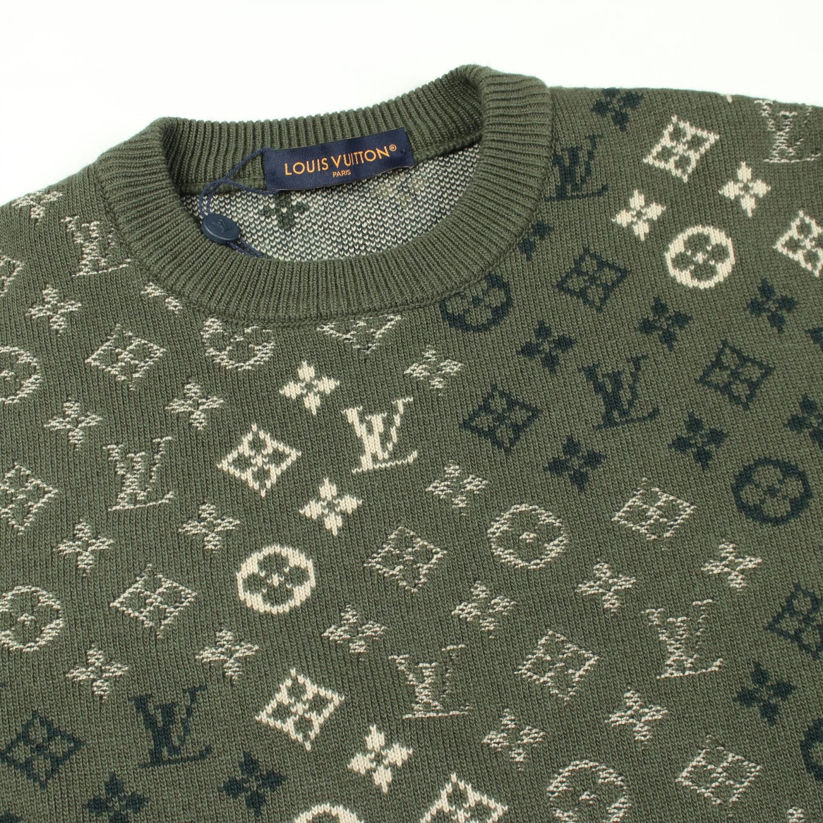 Louis Vuitton Louis Vuitton Louis Vuitton Monogram Wool Cashmere Knit Top Textile Tops DUTY FREE for USA Size ONE SIZE - 6 Thumbnail