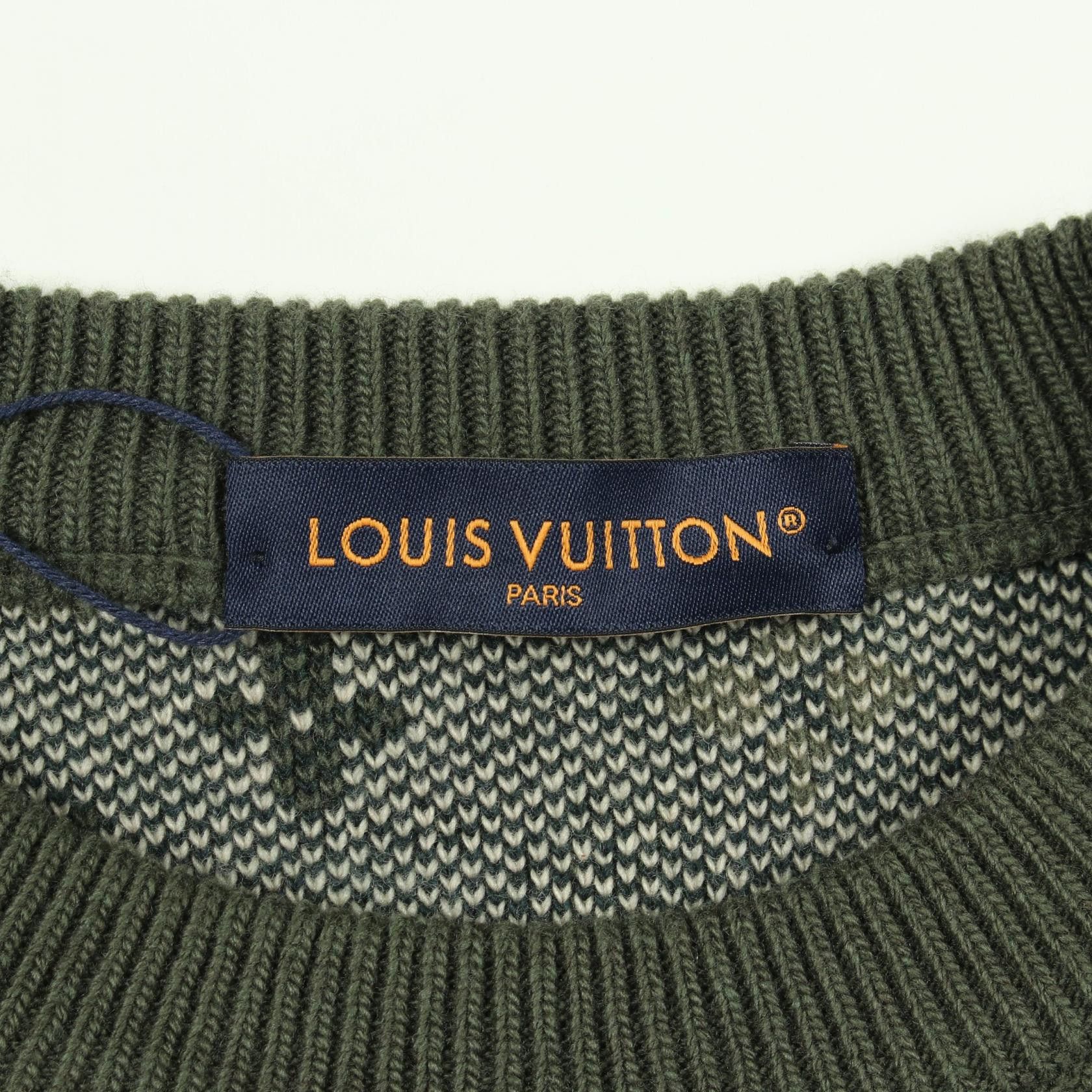 Louis Vuitton Louis Vuitton Louis Vuitton Monogram Wool Cashmere Knit Top Textile Tops DUTY FREE for USA Size ONE SIZE - 3 Thumbnail