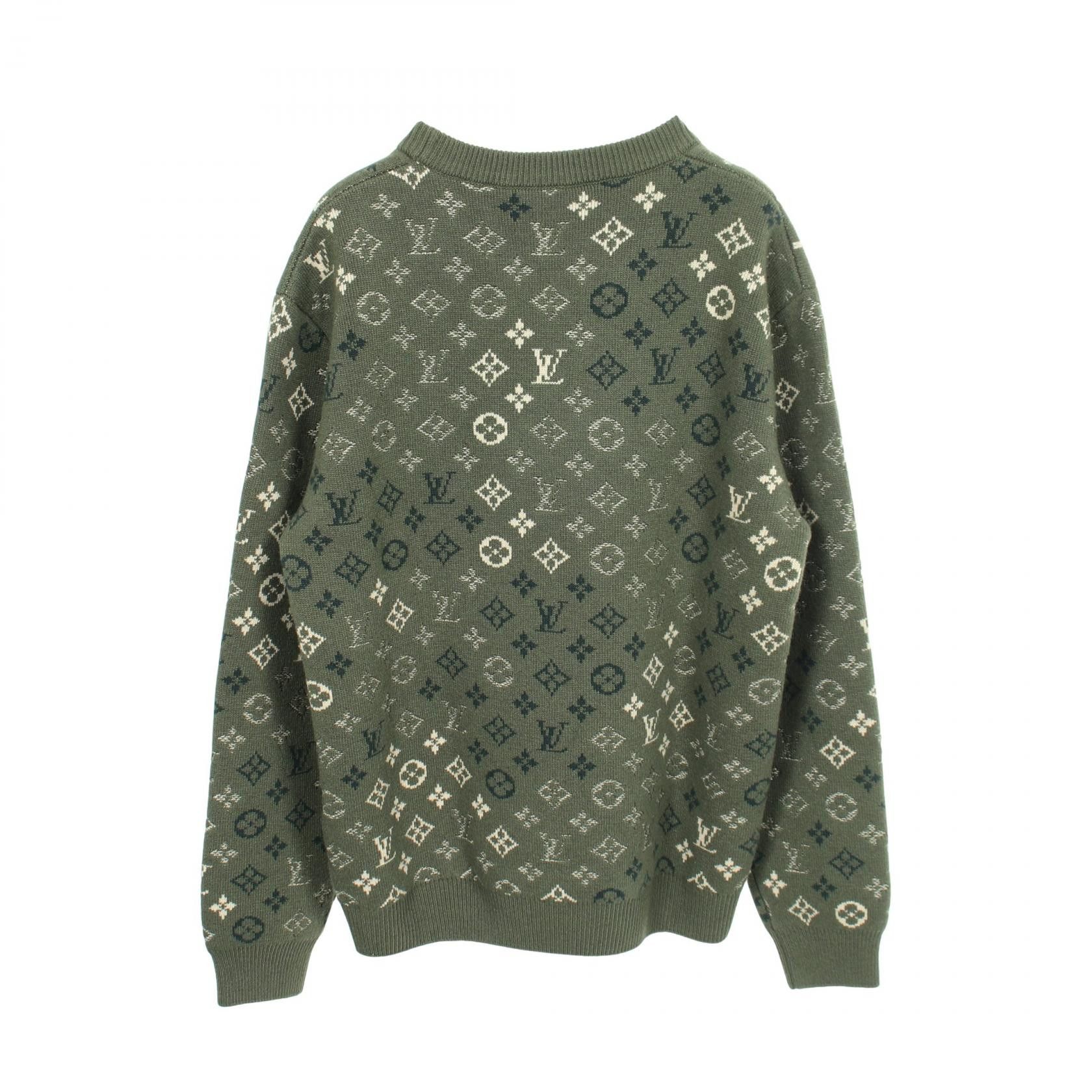 Louis Vuitton Louis Vuitton Louis Vuitton Monogram Wool Cashmere Knit Top Textile Tops DUTY FREE for USA Size ONE SIZE - 2 Thumbnail