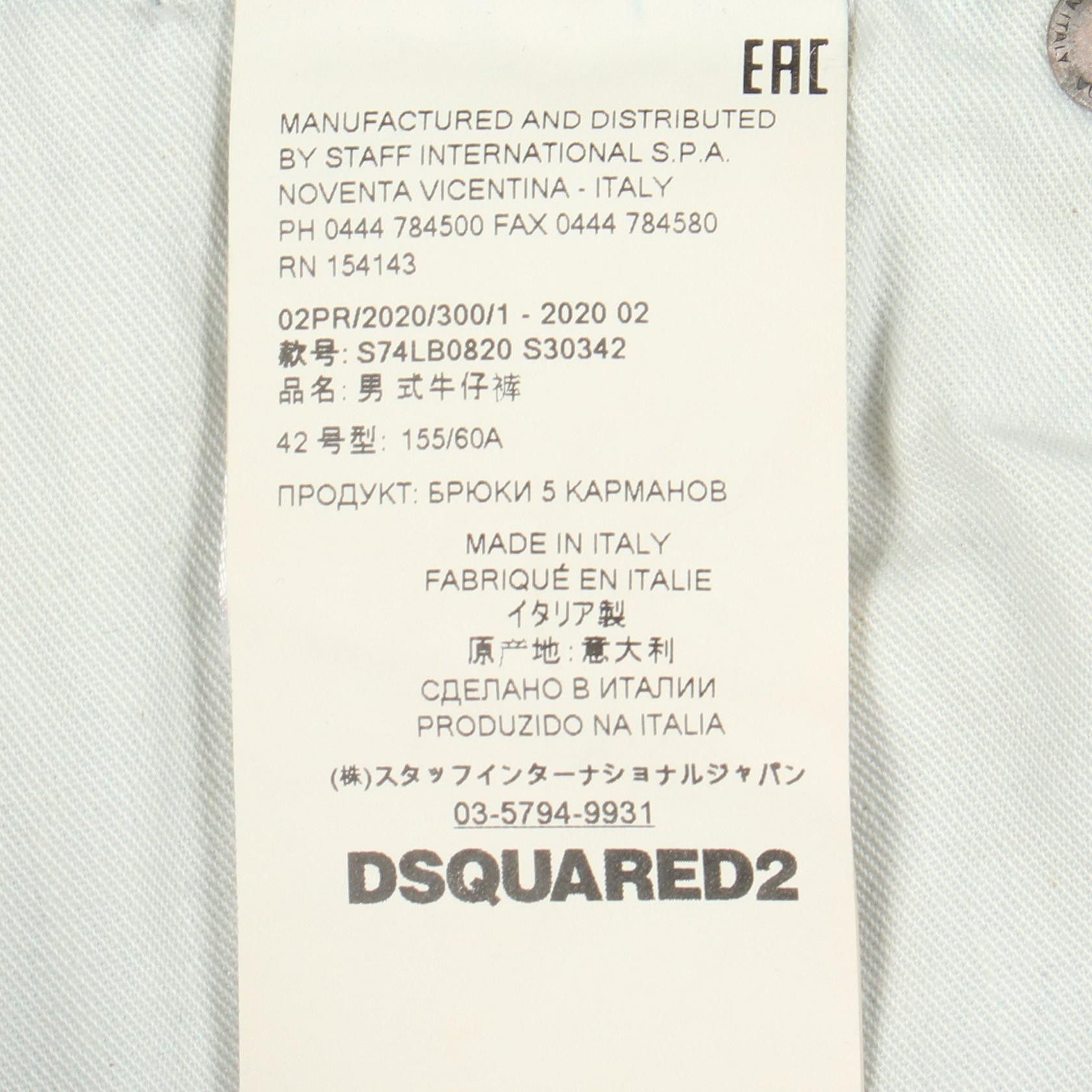Dsquared2 Dsquared2 DSQUARED2 Skater Jean Cotton Jeans Textile Jeans S74LB0820 DUTY FREE for USA Size ONE SIZE - 5 Thumbnail