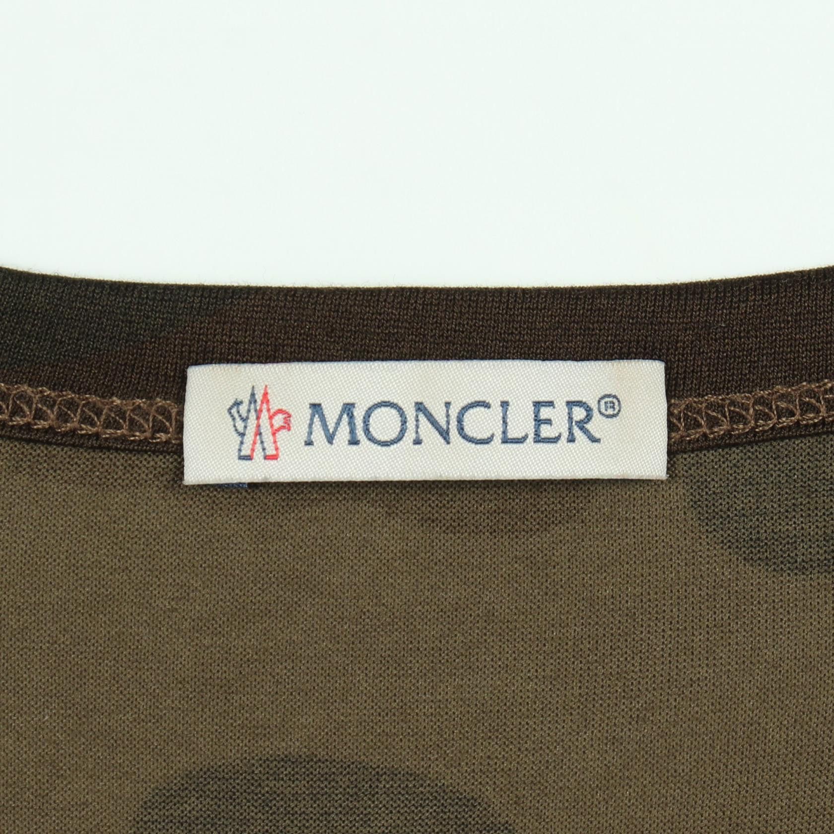Moncler Moncler Moncler Cotton Short Sleeve T Shirt Textile T-Shirts 8042800 DUTY FREE for USA Size ONE SIZE - 3 Thumbnail