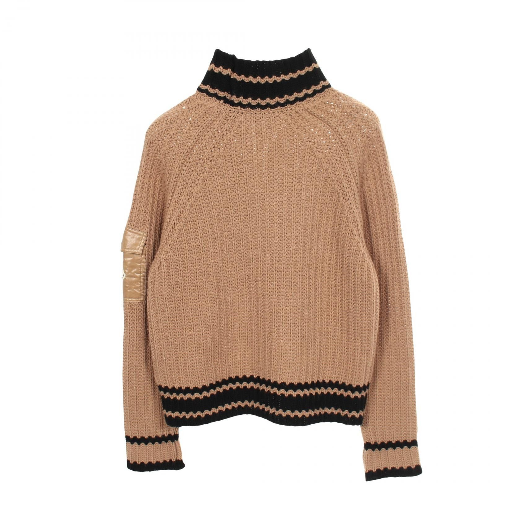 Moncler Moncler Moncler High Neck Cashmere Knit Top Textile Tops 9F00010 DUTY FREE for USA Size ONE SIZE - 2 Thumbnail