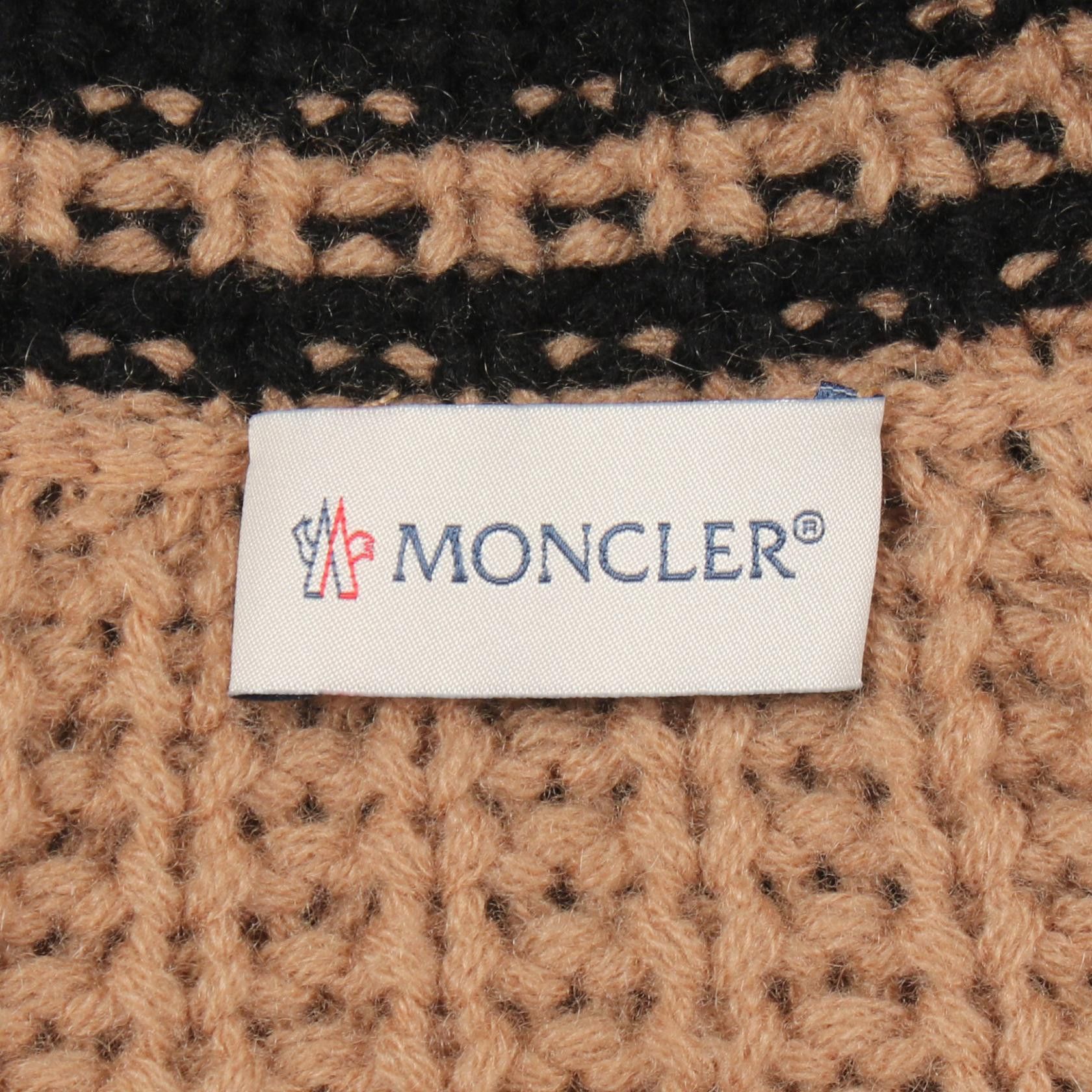Moncler Moncler Moncler High Neck Cashmere Knit Top Textile Tops 9F00010 DUTY FREE for USA Size ONE SIZE - 3 Thumbnail