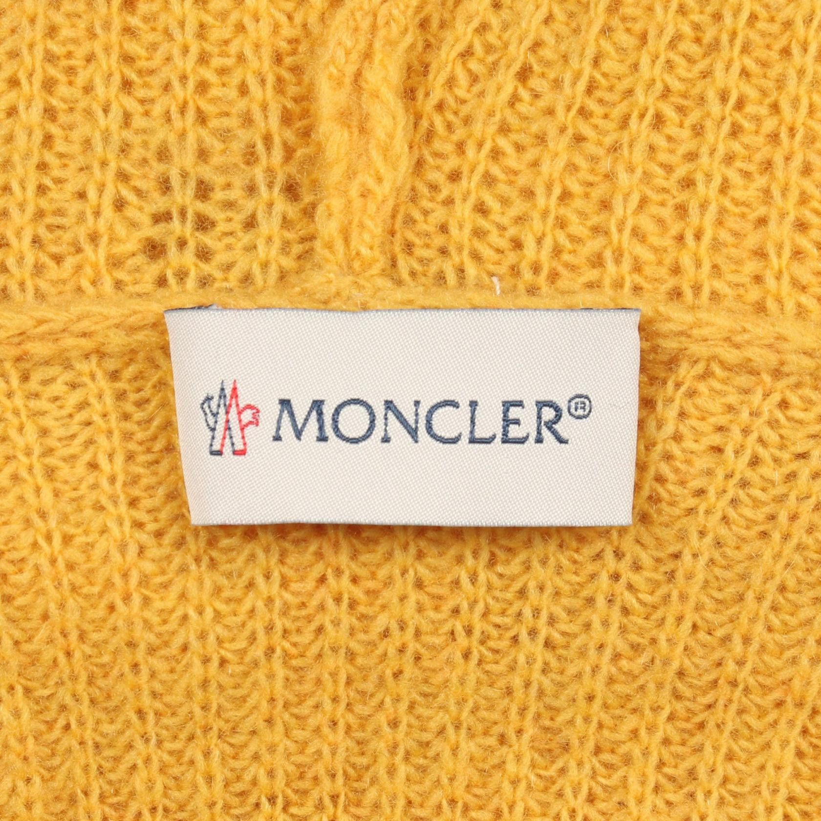 Moncler Moncler Moncler Wool Cashmere Knit Hoodie Textile Tops 9G00002 DUTY FREE for USA Size ONE SIZE - 3 Thumbnail