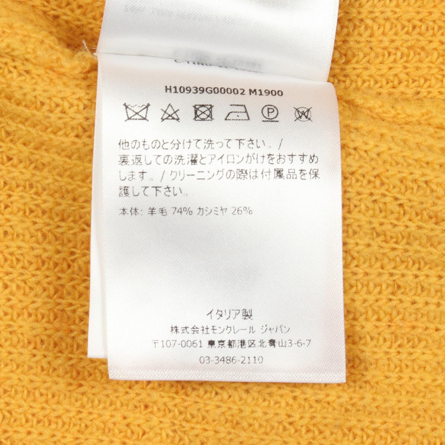 Moncler Moncler Moncler Wool Cashmere Knit Hoodie Textile Tops 9G00002 DUTY FREE for USA Size ONE SIZE - 5 Thumbnail