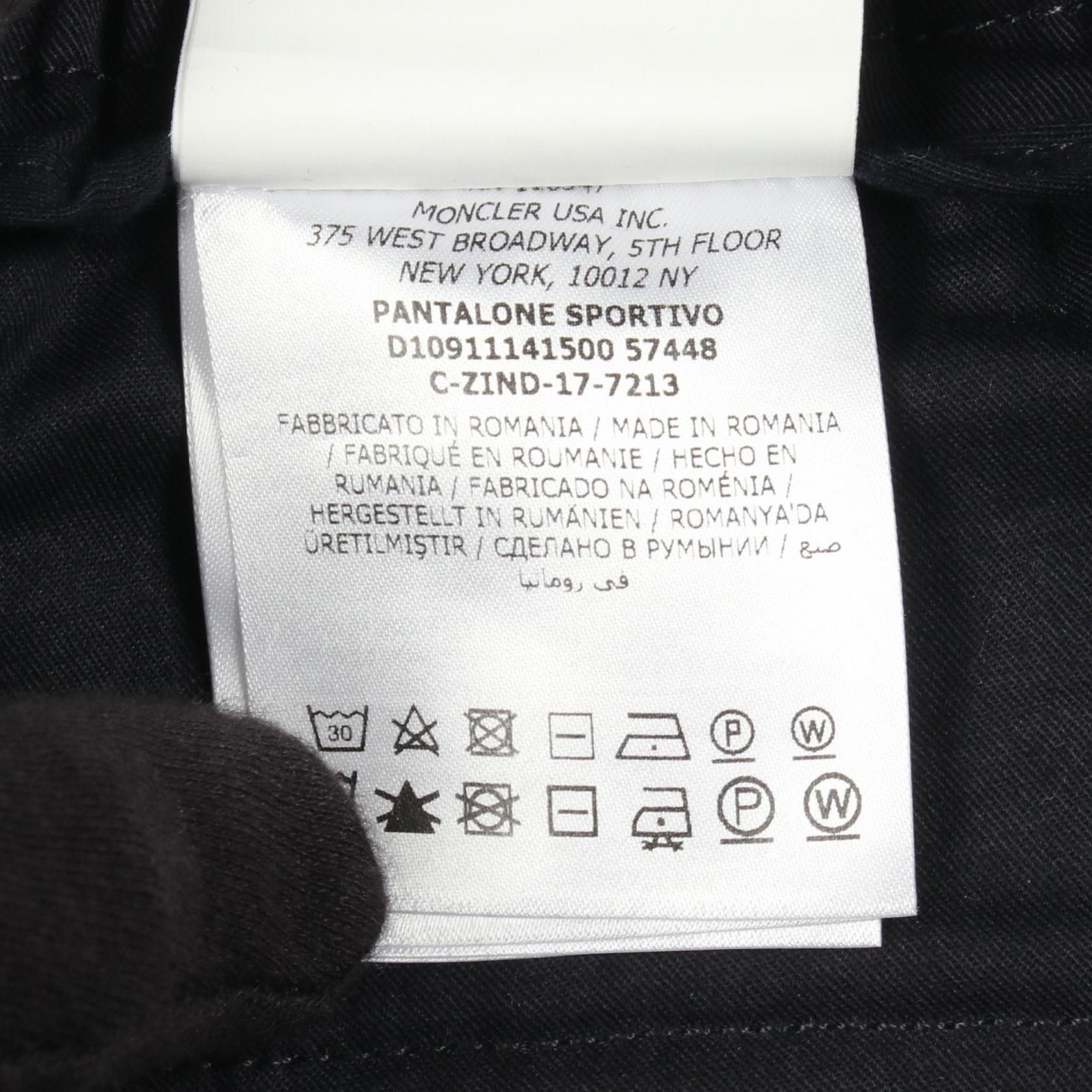 Moncler Moncler Moncler Cotton Pants Textile Pants 1141500 DUTY FREE for USA Size ONE SIZE - 5 Thumbnail