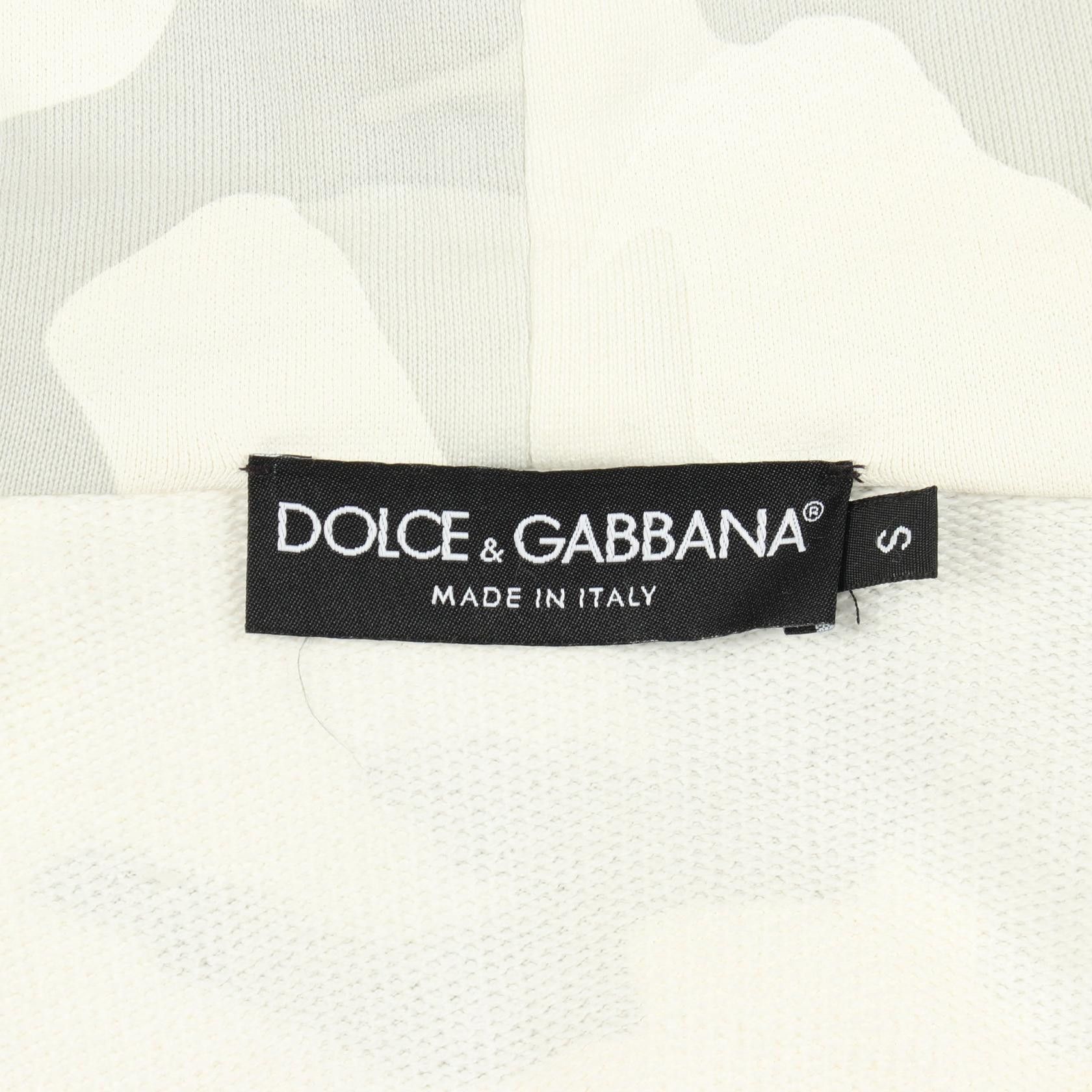 Dolce & Gabbana Dolce & Gabbana Dolce & Gabbana Camouflage Cotton Hoodie Textile Sweatshirts & Hoodies DUTY FREE for USA Size ONE SIZE - 3 Thumbnail