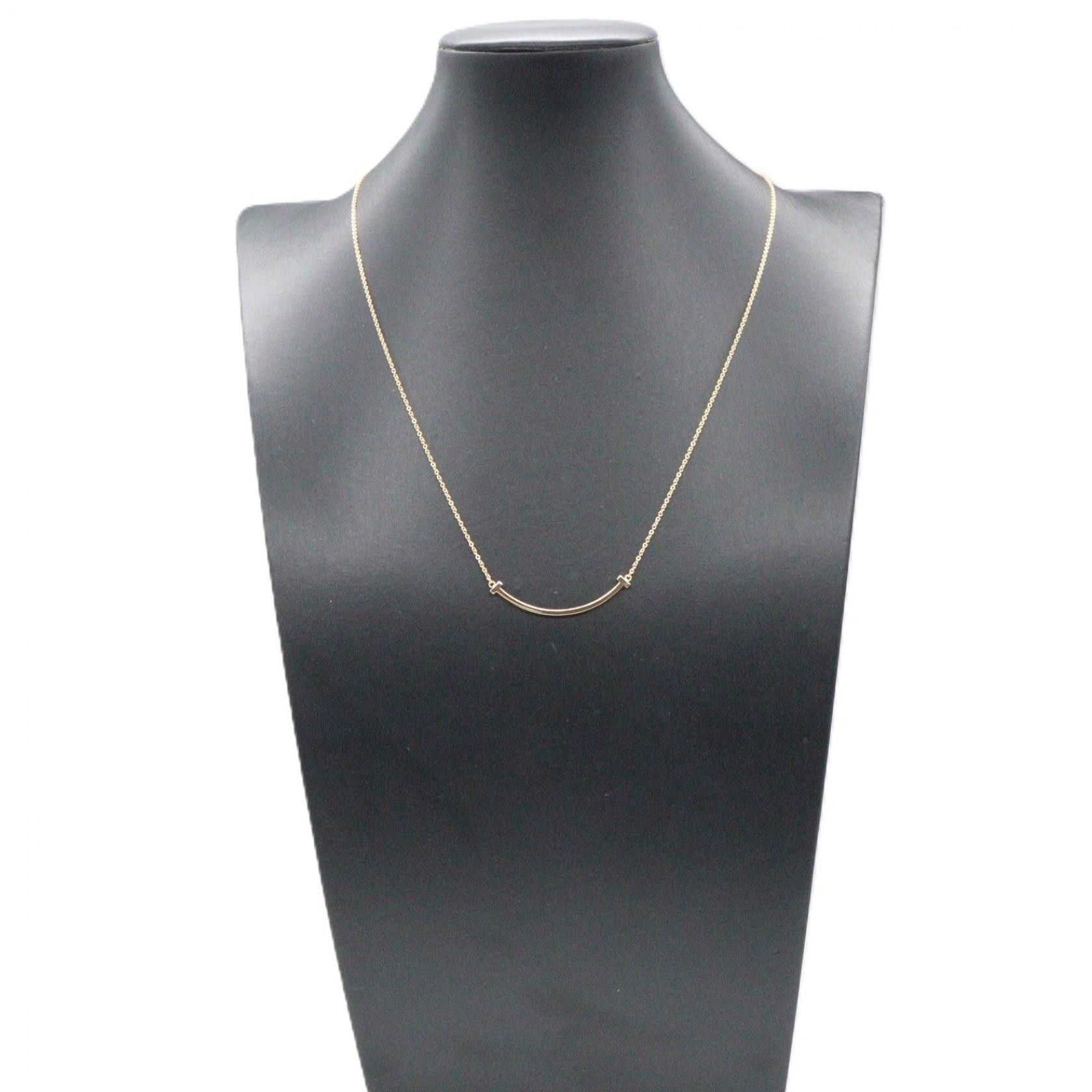 Tiffany & Co. Tiffany & Co. Tiffany & Co. T Smile Small Au750 Necklace Precious Metal Necklace 60011678 DUTY FREE for USA Size ONE SIZE - 5 Thumbnail