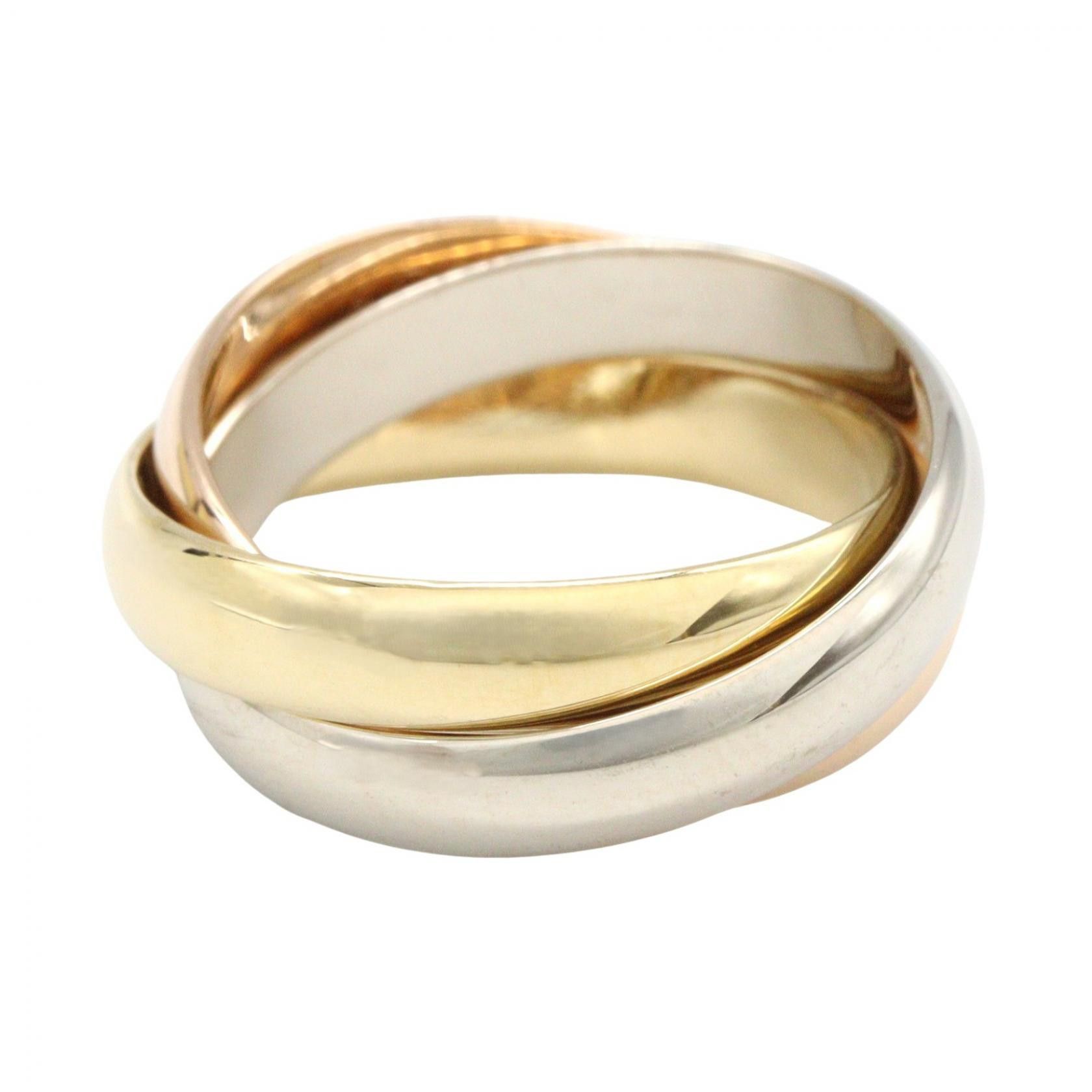 Cartier Cartier Cartier Trinity Au750 Ring Size 10 Precious Metal Ring DUTY FREE for USA Size ONE SIZE - 2 Thumbnail