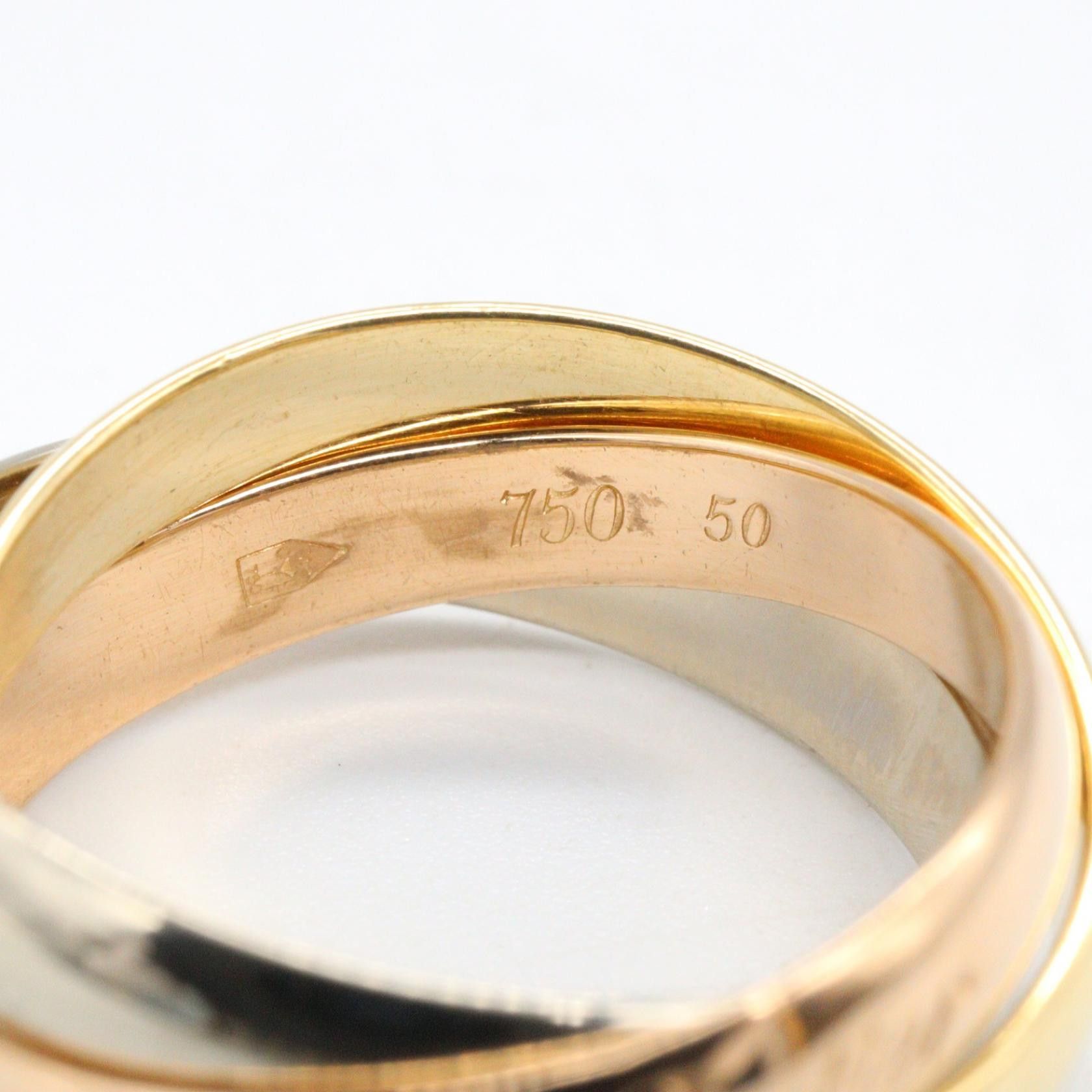 Cartier Cartier Cartier Trinity Au750 Ring Size 10 Precious Metal Ring DUTY FREE for USA Size ONE SIZE - 3 Thumbnail