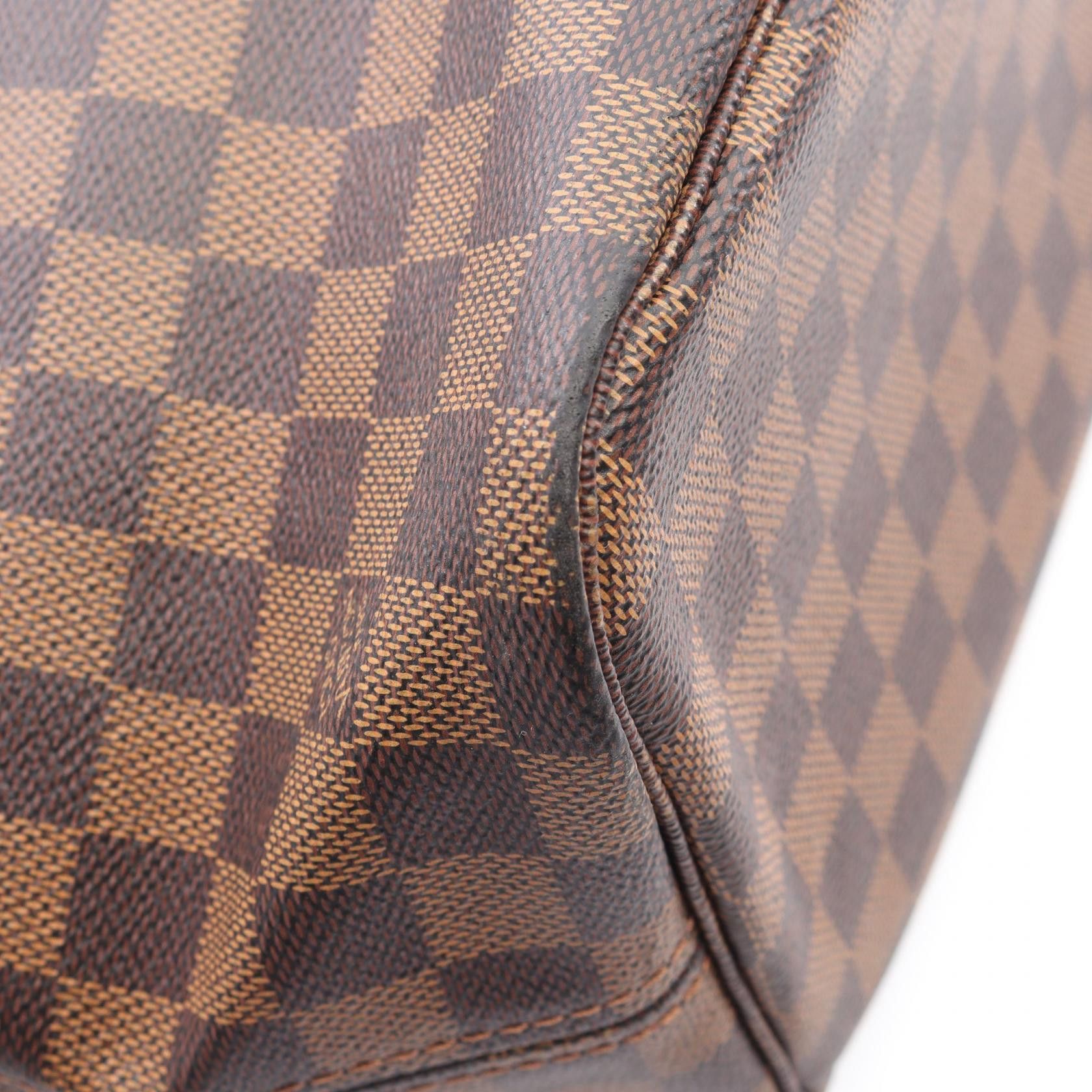 Louis Vuitton Louis Vuitton Louis Vuitton Neverfull MM Damier Tote Bag Textile Tote Bag N41358 DUTY FREE for USA Size ONE SIZE - 7 Thumbnail
