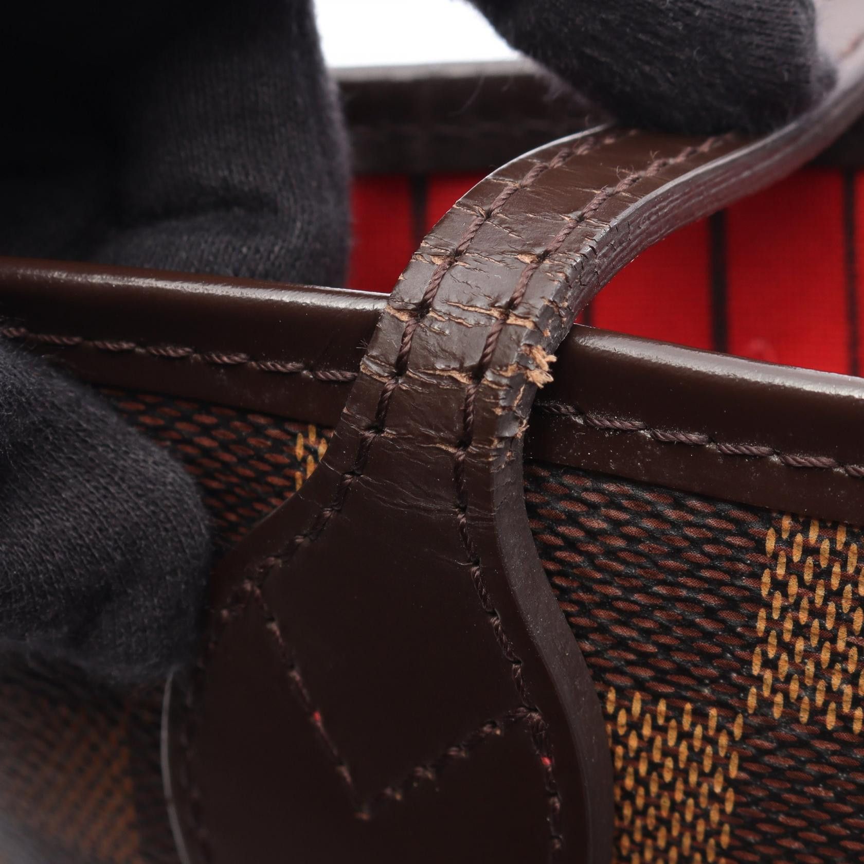 Louis Vuitton Louis Vuitton Louis Vuitton Neverfull MM Damier Tote Bag Textile Tote Bag N41358 DUTY FREE for USA Size ONE SIZE - 8 Thumbnail