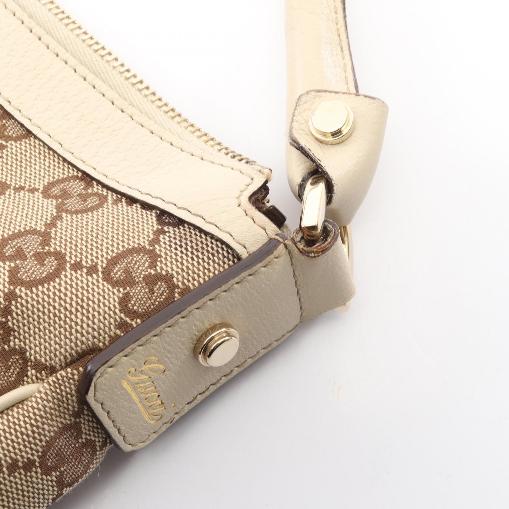 Gucci Gucci Gucci Canvas Leather Shoulder Bag Textile Shoulder Bag 153025 DUTY FREE for USA Size ONE SIZE - 7 Thumbnail