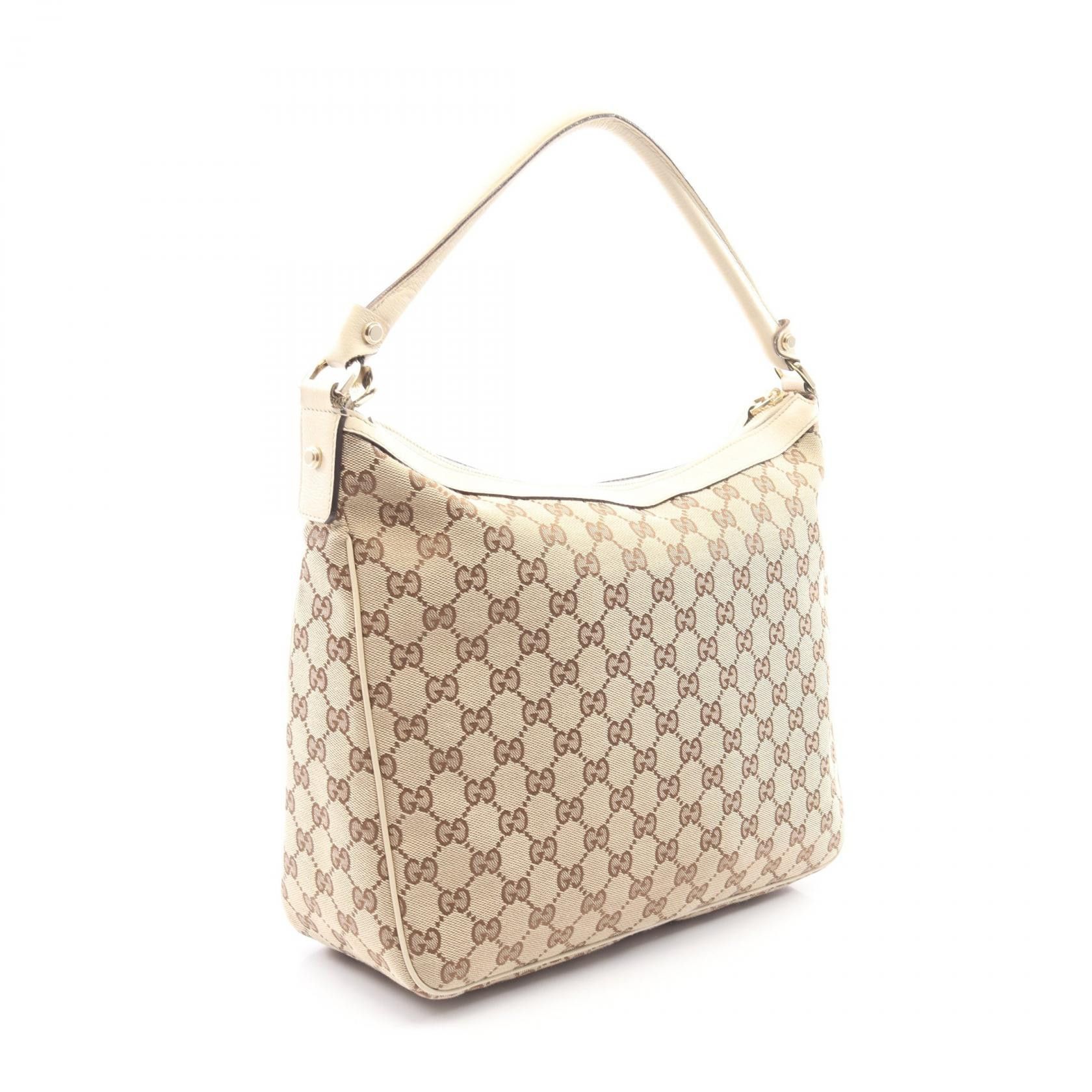 Gucci Gucci Gucci Canvas Leather Shoulder Bag Textile Shoulder Bag 153025 DUTY FREE for USA Size ONE SIZE - 2 Thumbnail