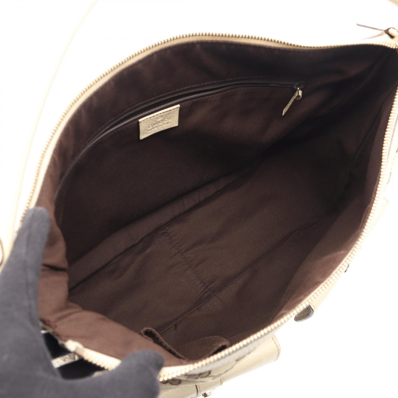 Gucci Gucci Gucci Canvas Leather Shoulder Bag Textile Shoulder Bag 153025 DUTY FREE for USA Size ONE SIZE - 3 Thumbnail
