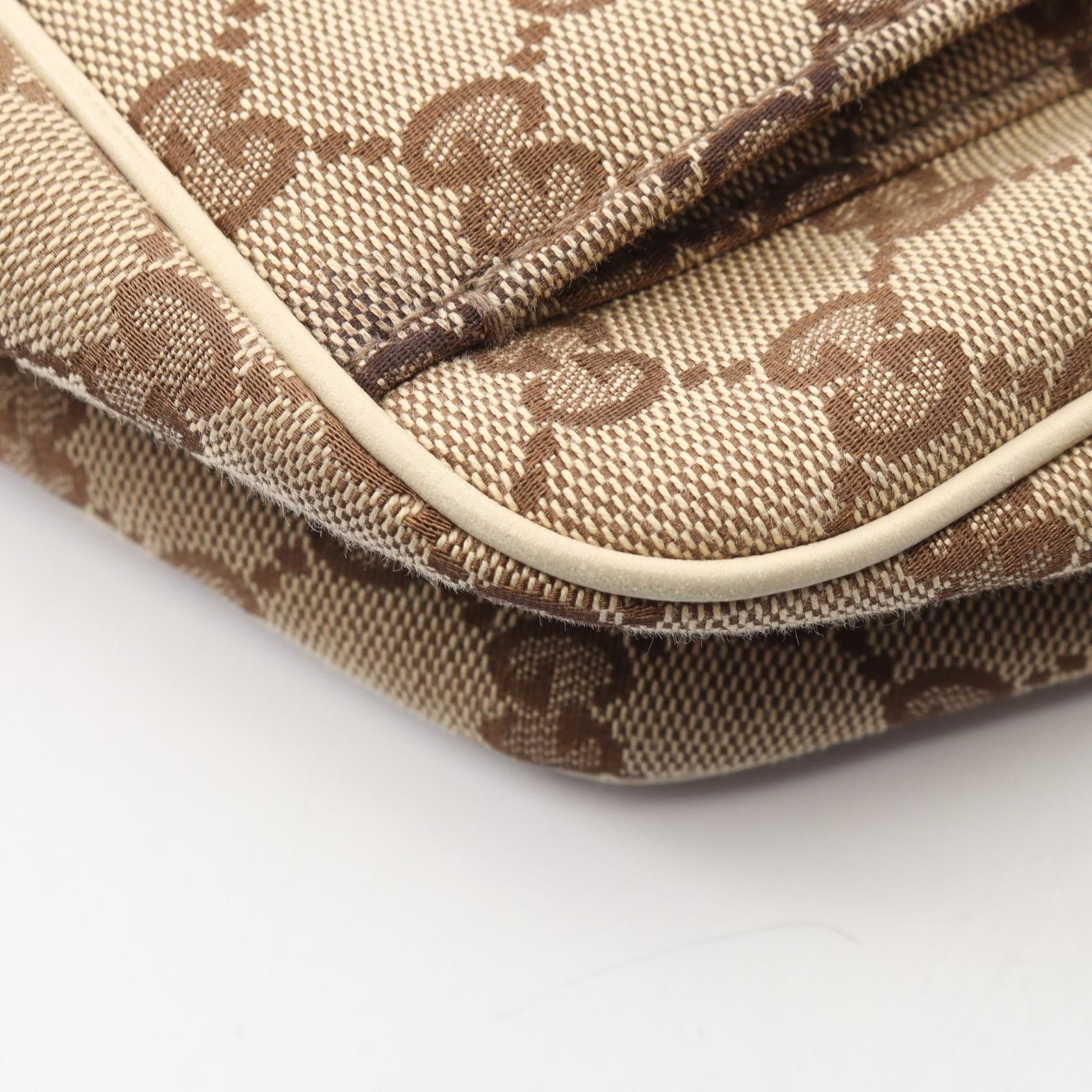 Gucci Gucci Gucci Canvas Leather Shoulder Bag Textile Shoulder Bag 153025 DUTY FREE for USA Size ONE SIZE - 6 Thumbnail