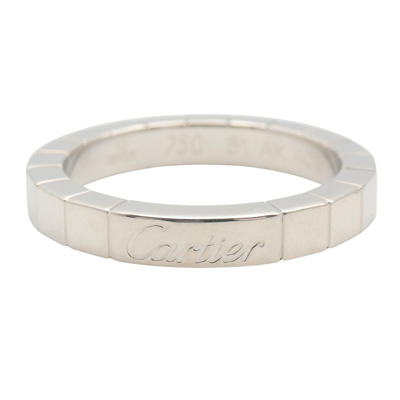 Cartier Cartier Cartier Lanieres Au750 White Gold Ring Size 10.5 Precious Metal Ring DUTY FREE for USA Size ONE SIZE - 2 Thumbnail
