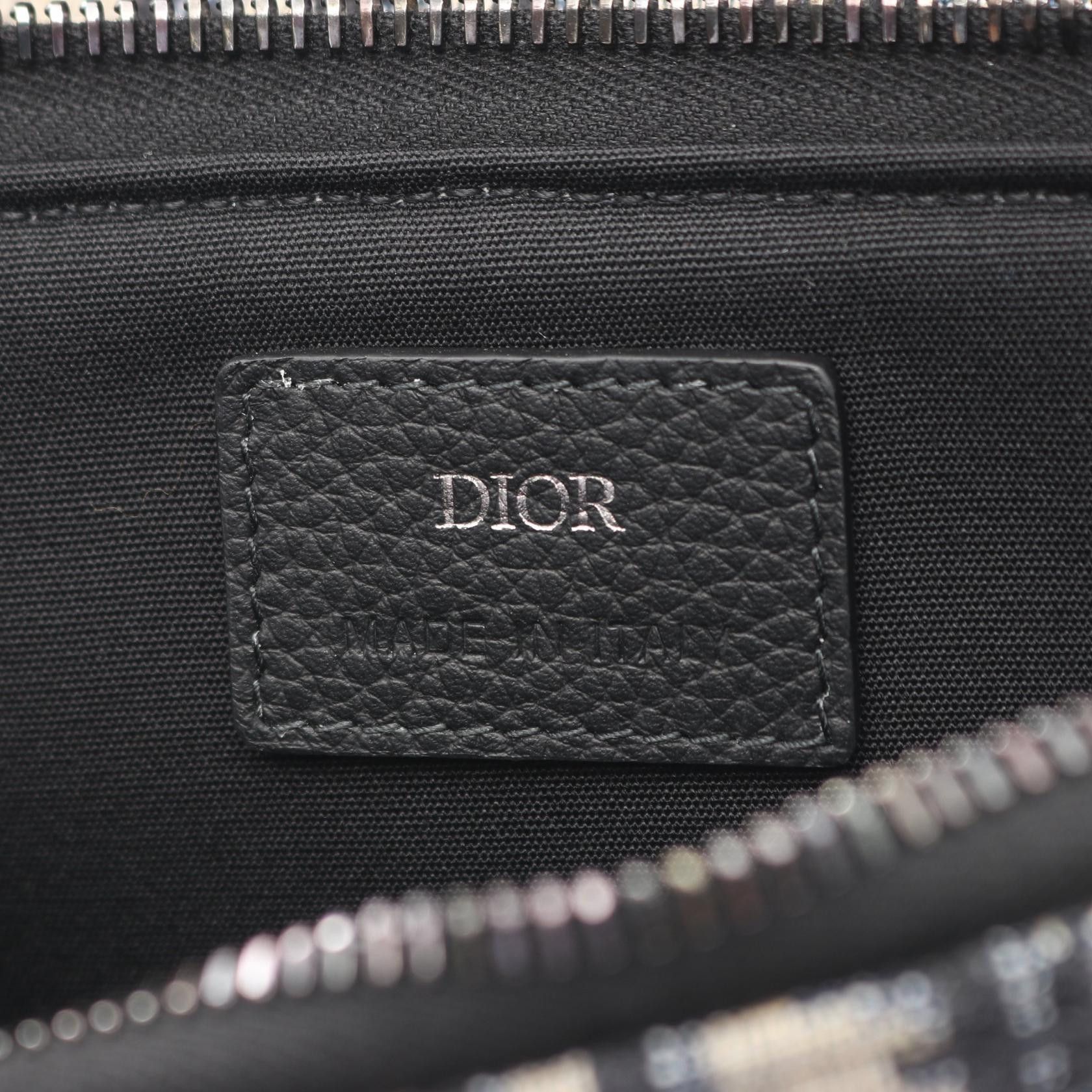 Dior Dior Christian Dior Saddle Oblique Canvas Clutch Bag Textile Clutch Bag DUTY FREE for USA Size ONE SIZE - 4 Thumbnail