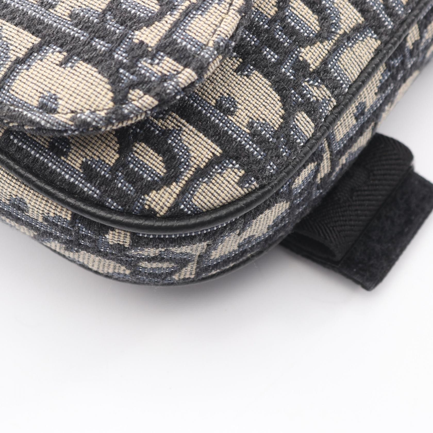 Dior Dior Christian Dior Saddle Oblique Canvas Clutch Bag Textile Clutch Bag DUTY FREE for USA Size ONE SIZE - 5 Thumbnail