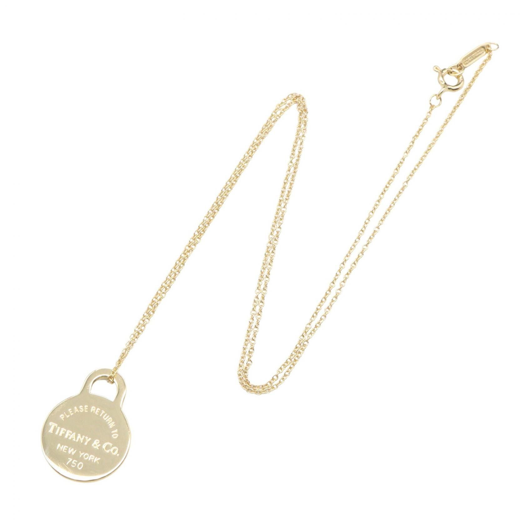 Tiffany & Co. Tiffany & Co. Tiffany & Co. RTT Au750 Necklace Precious Metal Necklace DUTY FREE for USA Size ONE SIZE - 2 Thumbnail