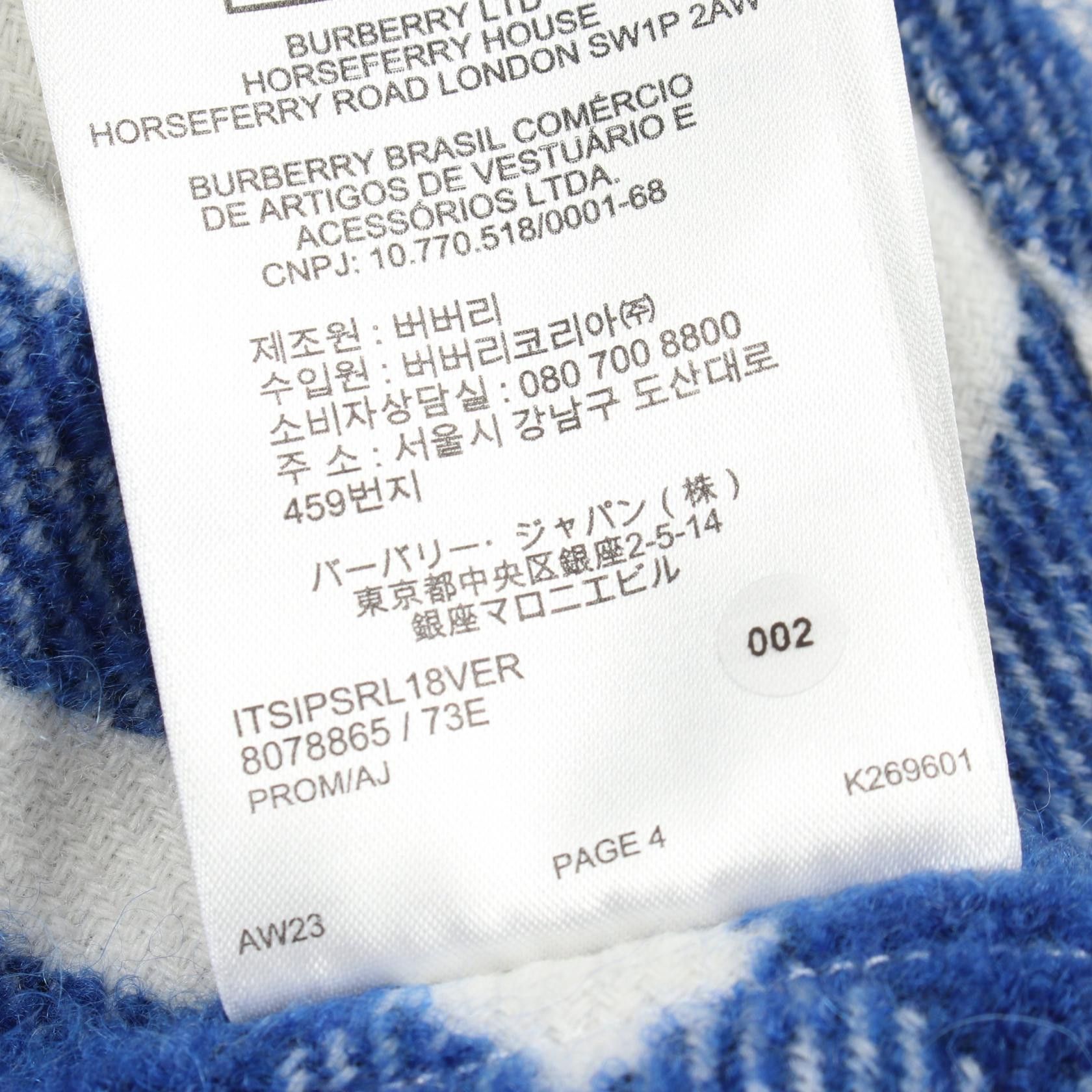 Burberry Burberry Burberry Wool Shirt Textile Tops DUTY FREE for USA Size ONE SIZE - 4 Thumbnail