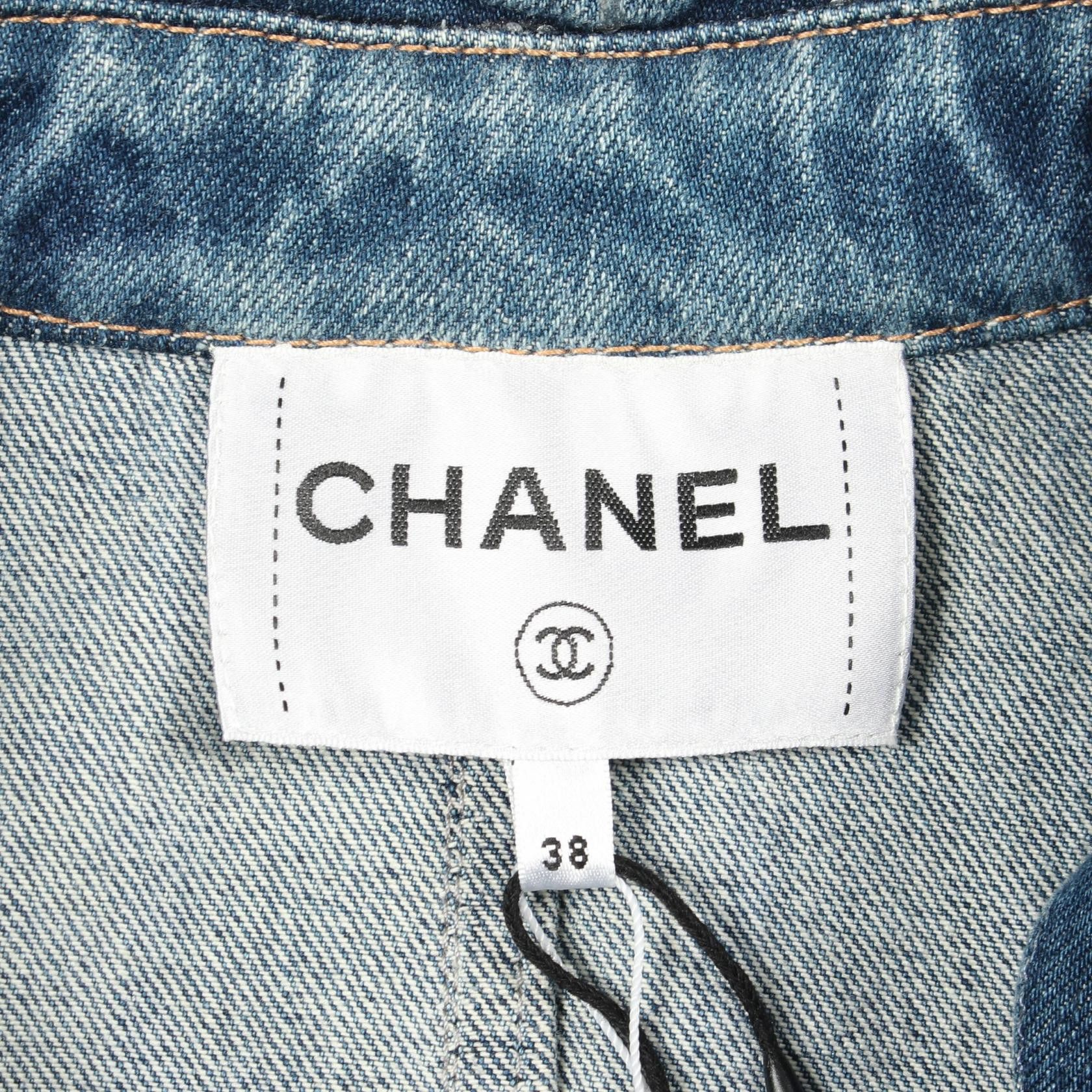 Chanel Chanel Chanel Coco Mark Button Sequin Cotton Jacket Textile Outerwear P75259V66855 DUTY FREE for USA Size ONE SIZE - 3 Thumbnail