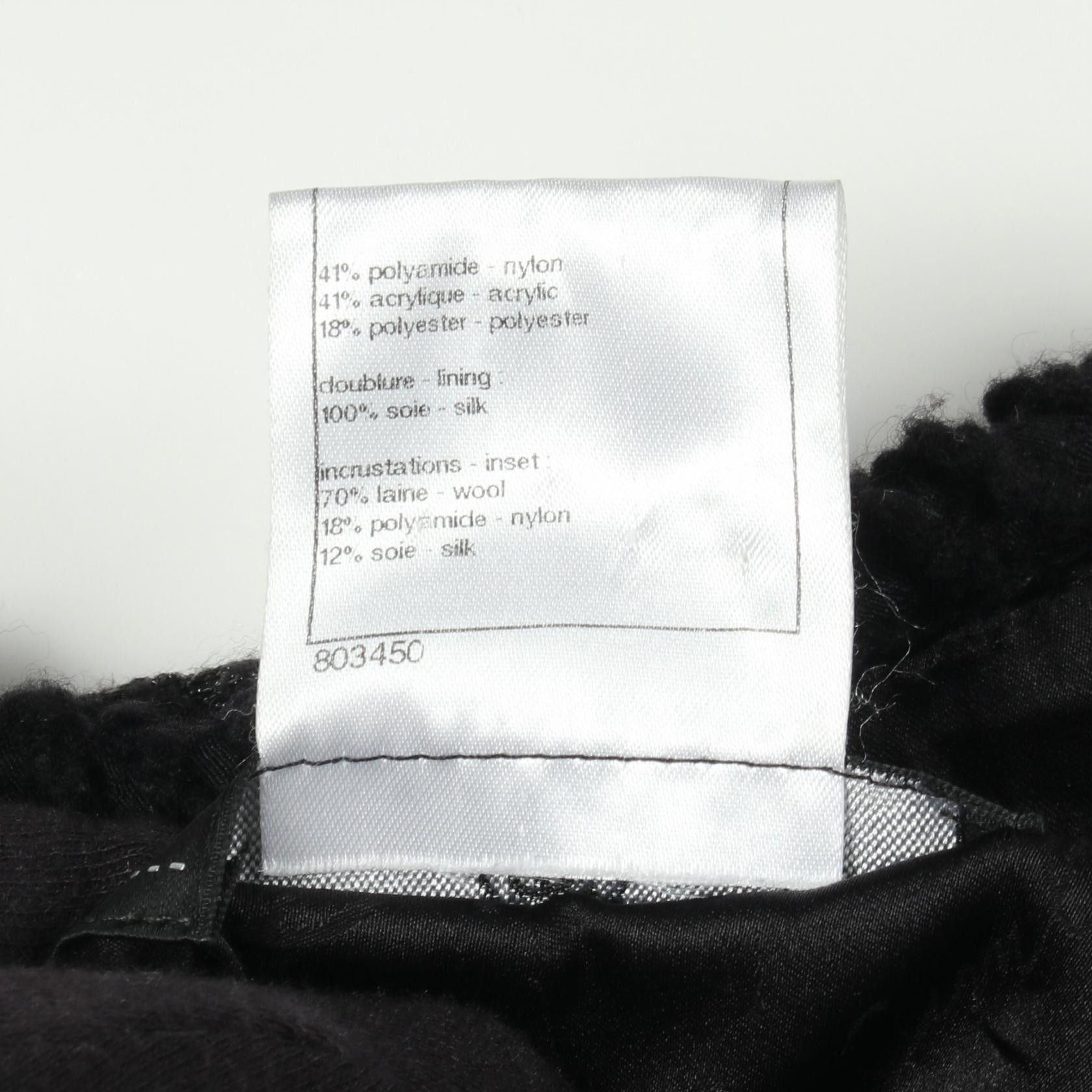 Chanel Chanel Chanel Coco Mark Button Tweed No Collar Coat Textile Outerwear P44723W05198 DUTY FREE for USA Size ONE SIZE - 4 Thumbnail