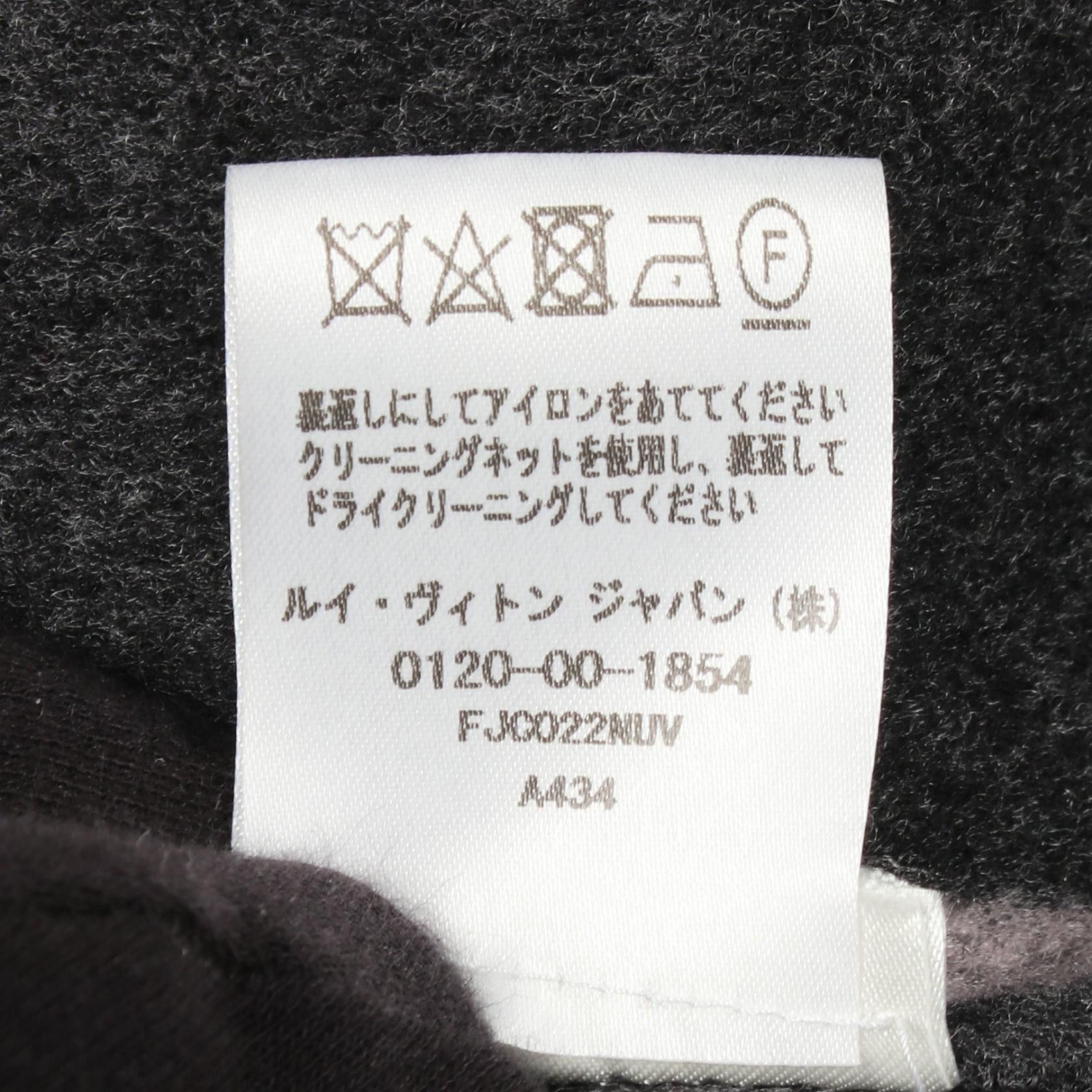 Louis Vuitton Louis Vuitton Louis Vuitton Hooded Wrap Coat Wool Coat Textile Outerwear FJC022NUV DUTY FREE for USA Size ONE SIZE - 5 Thumbnail