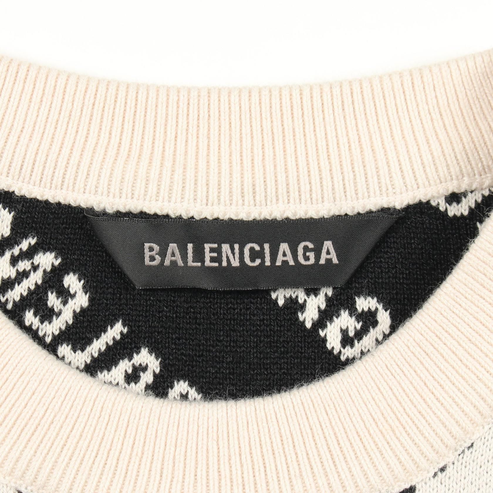 Balenciaga Balenciaga Balenciaga Cotton Knit Top Textile Tops DUTY FREE for USA Size ONE SIZE - 3 Thumbnail