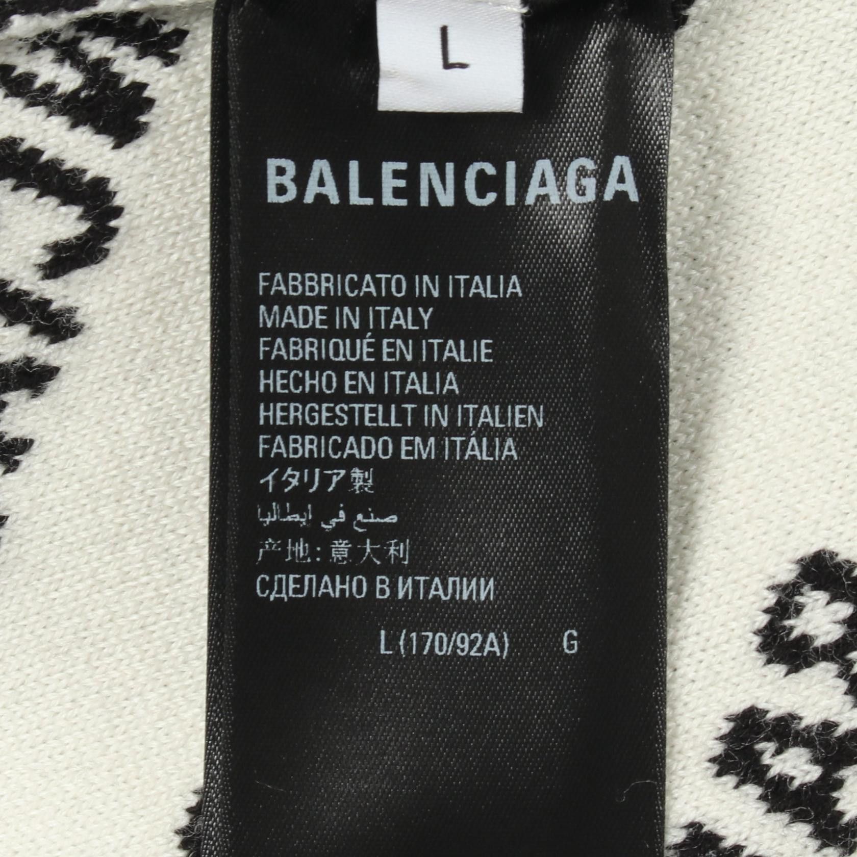 Balenciaga Balenciaga Balenciaga Cotton Knit Top Textile Tops 694255 DUTY FREE for USA Size ONE SIZE - 5 Thumbnail