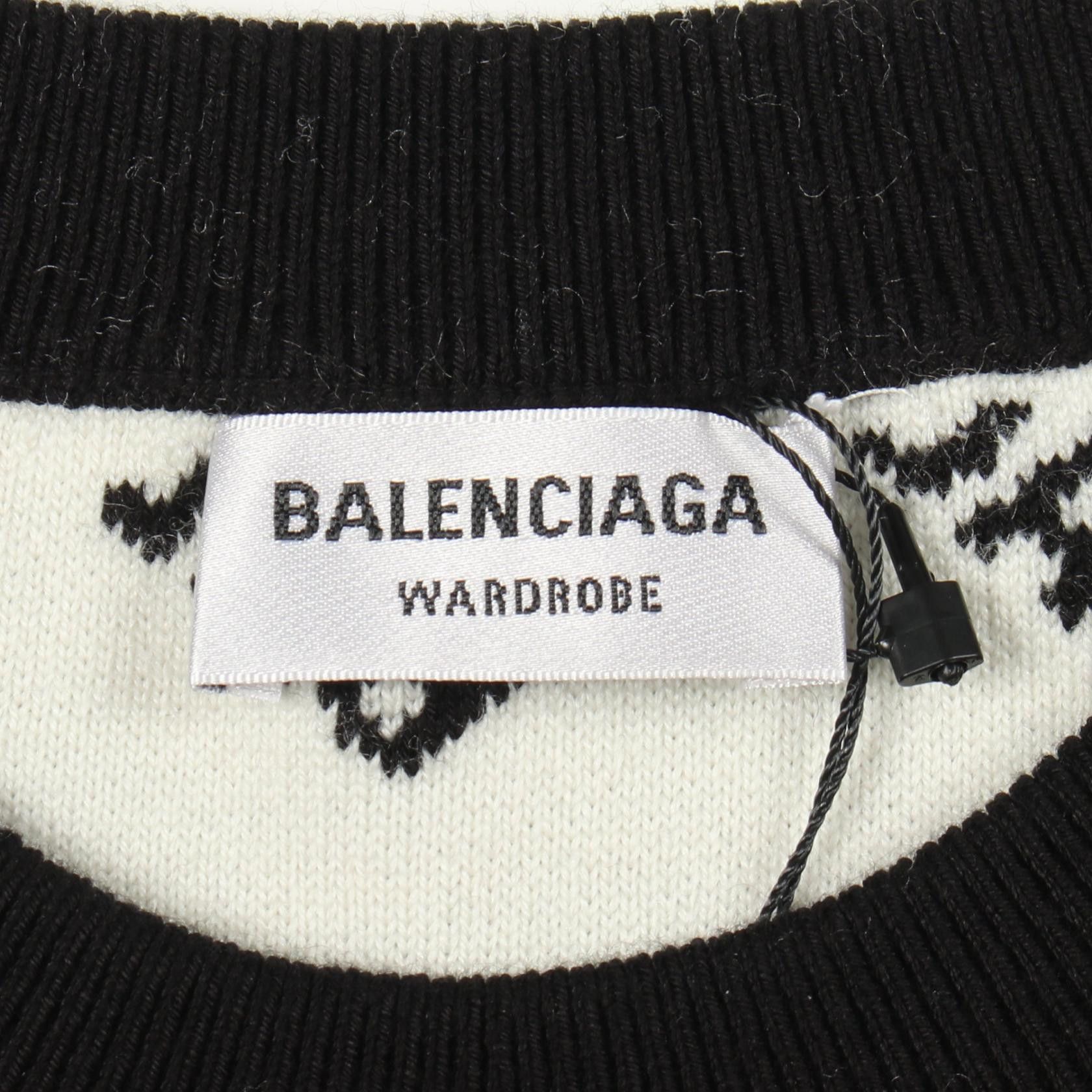 Balenciaga Balenciaga Balenciaga Cotton Knit Top Textile Tops 694255 DUTY FREE for USA Size ONE SIZE - 3 Thumbnail
