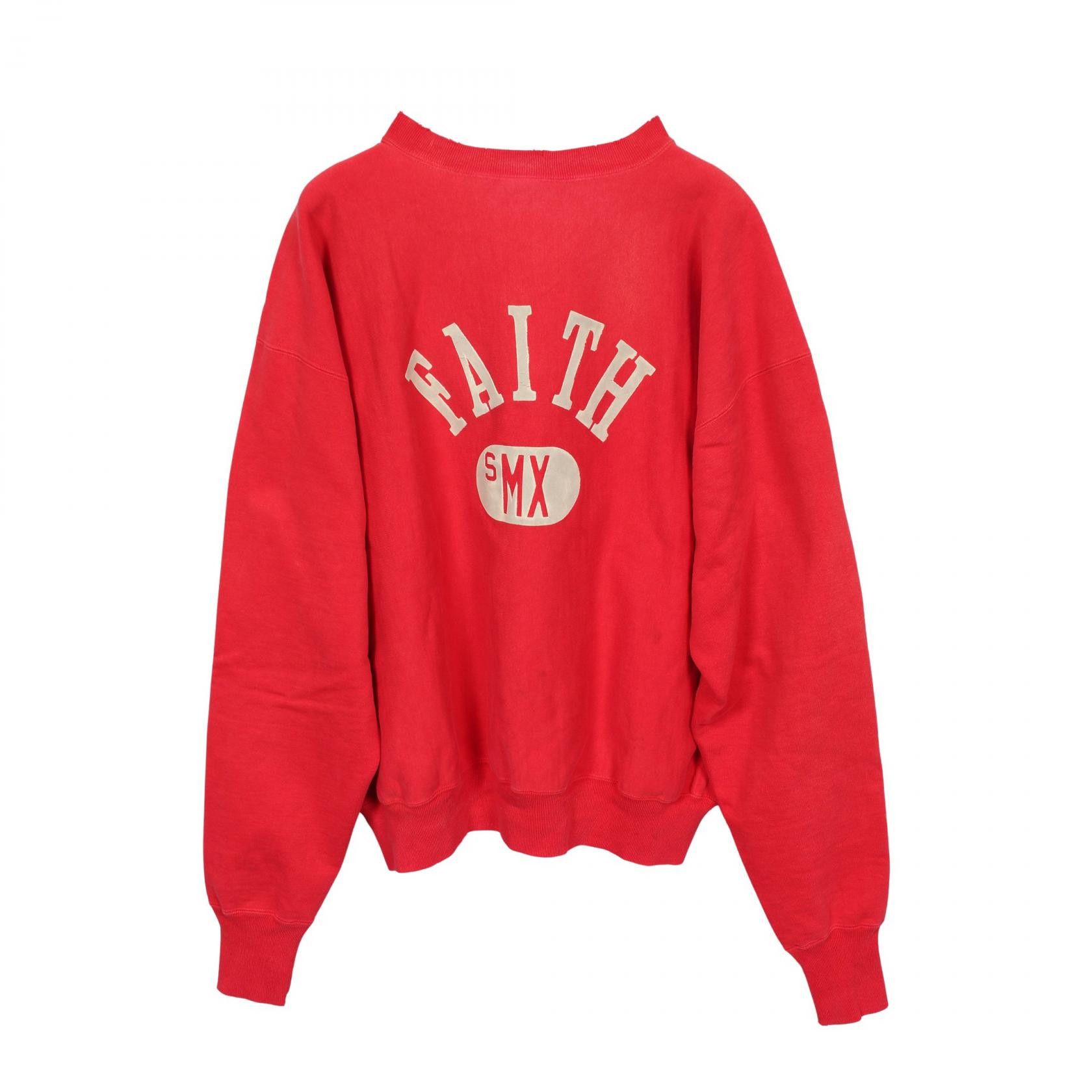 Other Other Saint Michael Logo Print Damaged Sweatshirt Others Sweatshirts & Hoodies DUTY FREE for USA Size ONE SIZE - 2 Thumbnail