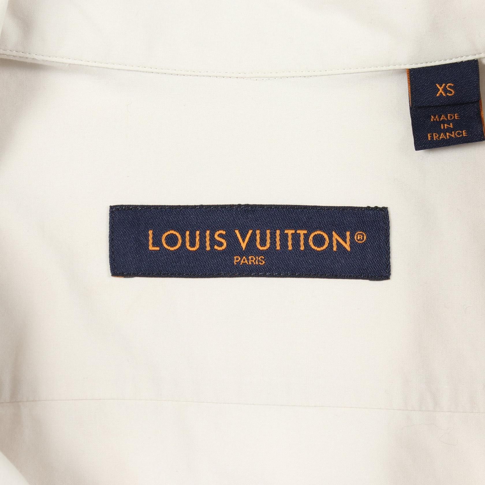Louis Vuitton Louis Vuitton Louis Vuitton LV Logo Bird Print Cotton Top Textile Tops RM232AVEHPS72W DUTY FREE for USA Size ONE SIZE - 3 Thumbnail
