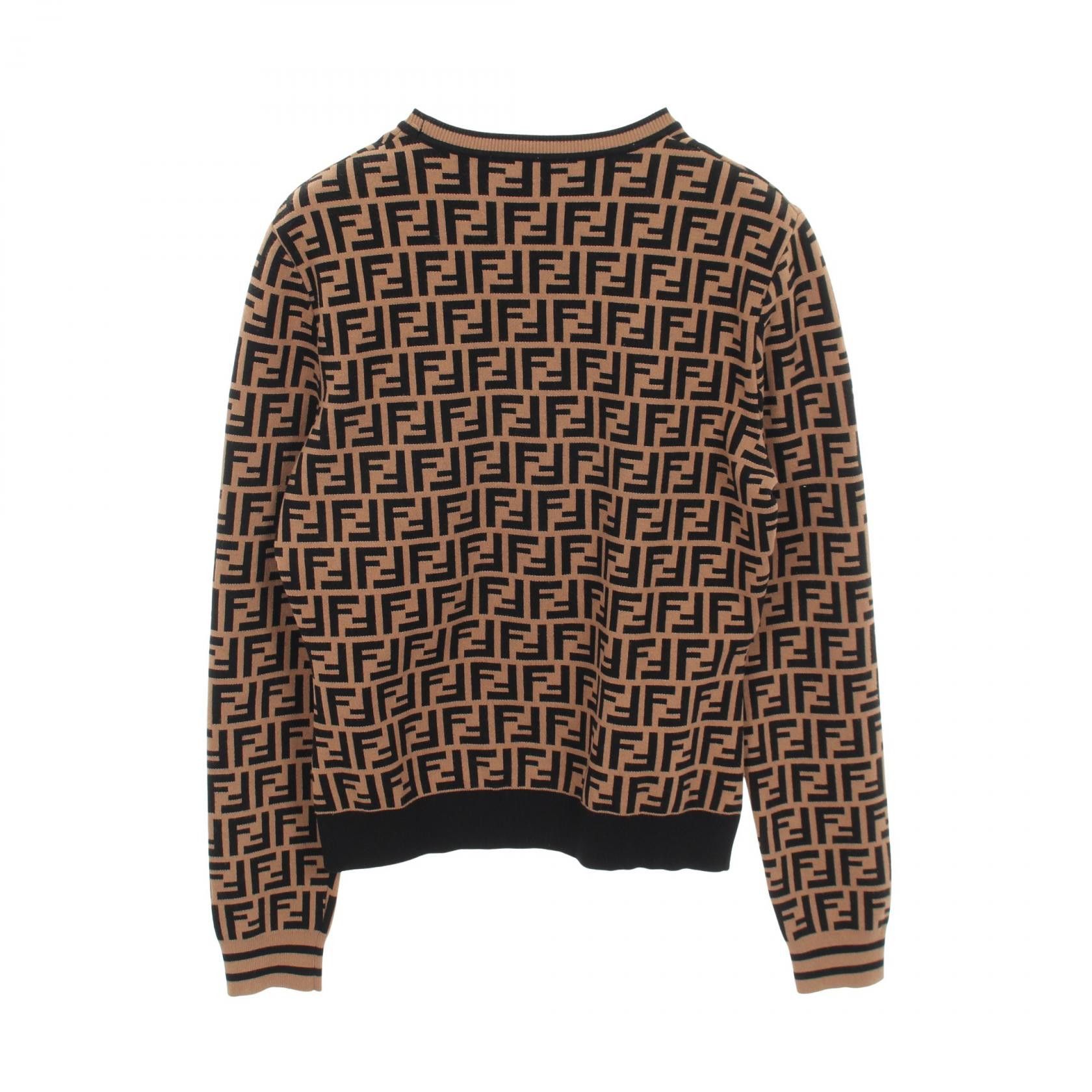 Fendi Fendi Fendi Zucca Rayon Knit Top Textile Tops DUTY FREE for USA Size ONE SIZE - 2 Thumbnail