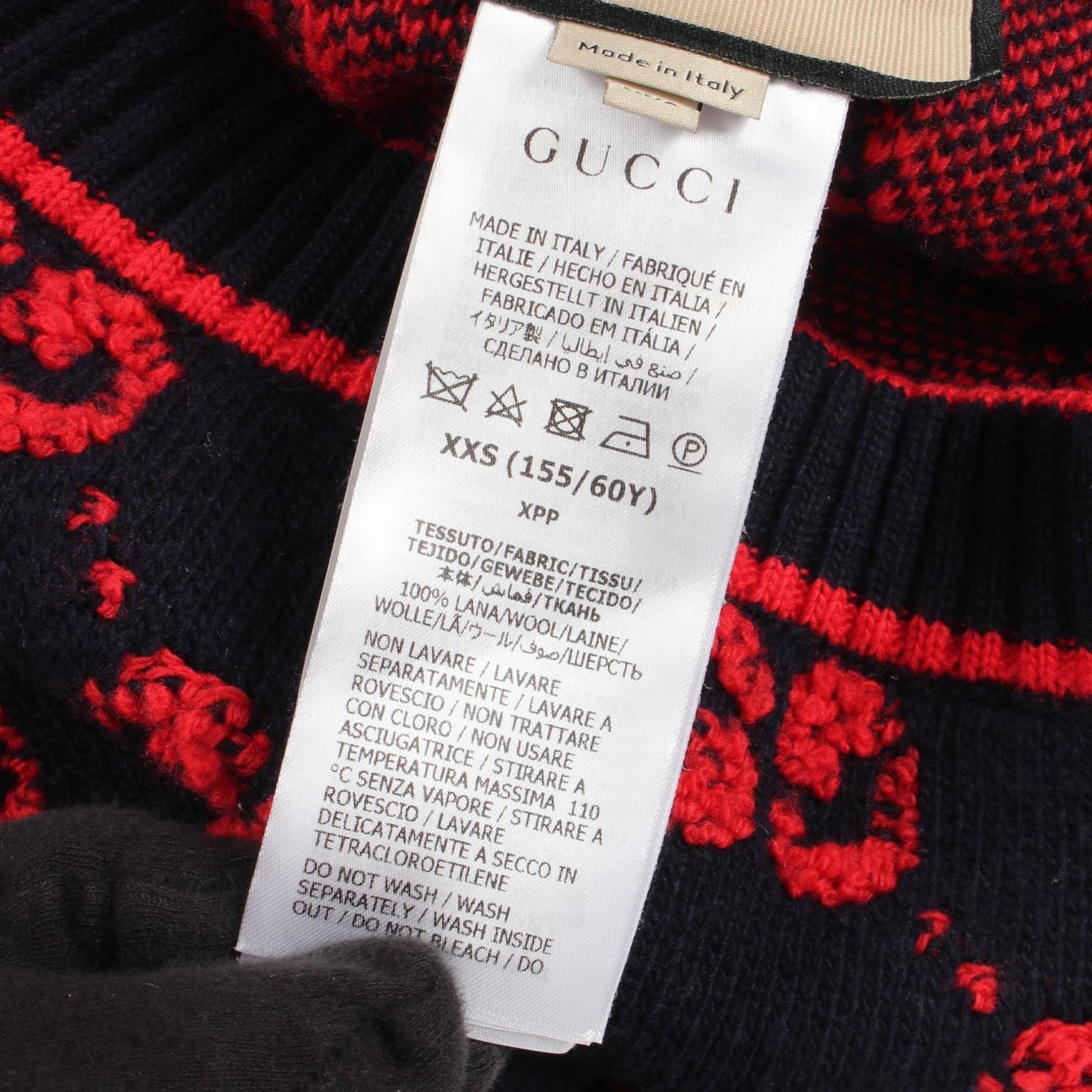 Gucci Gucci Gucci GG Wool Boucle Jacquard Skirt Textile Skirts 713301 DUTY FREE for USA Size ONE SIZE - 4 Thumbnail