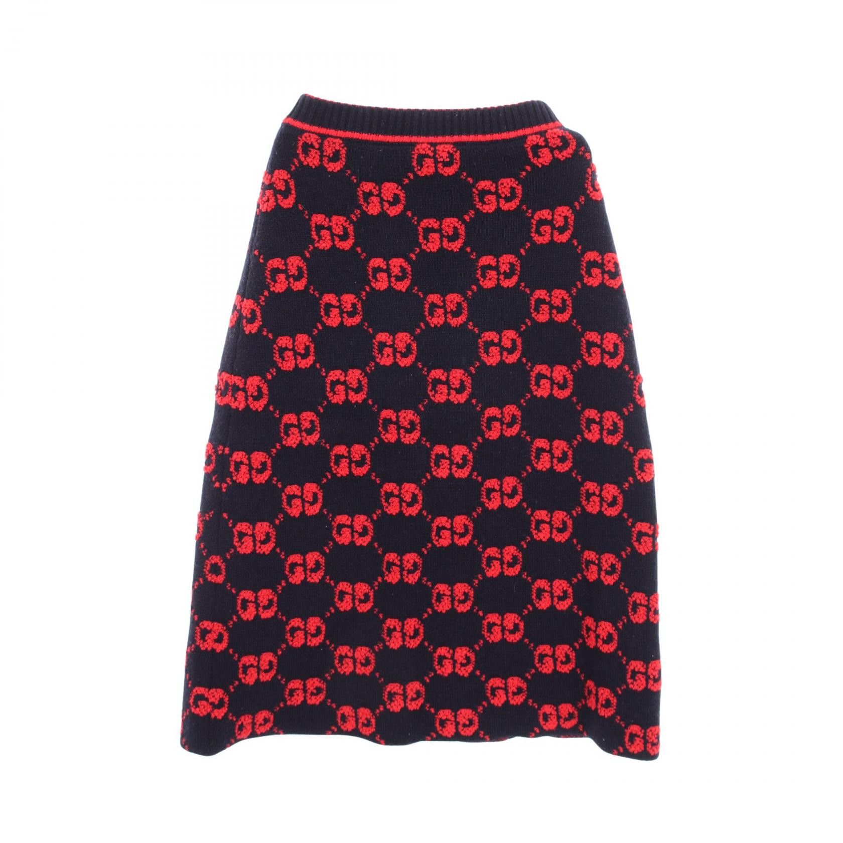 Gucci Gucci Gucci GG Wool Boucle Jacquard Skirt Textile Skirts 713301 DUTY FREE for USA Size ONE SIZE - 2 Thumbnail