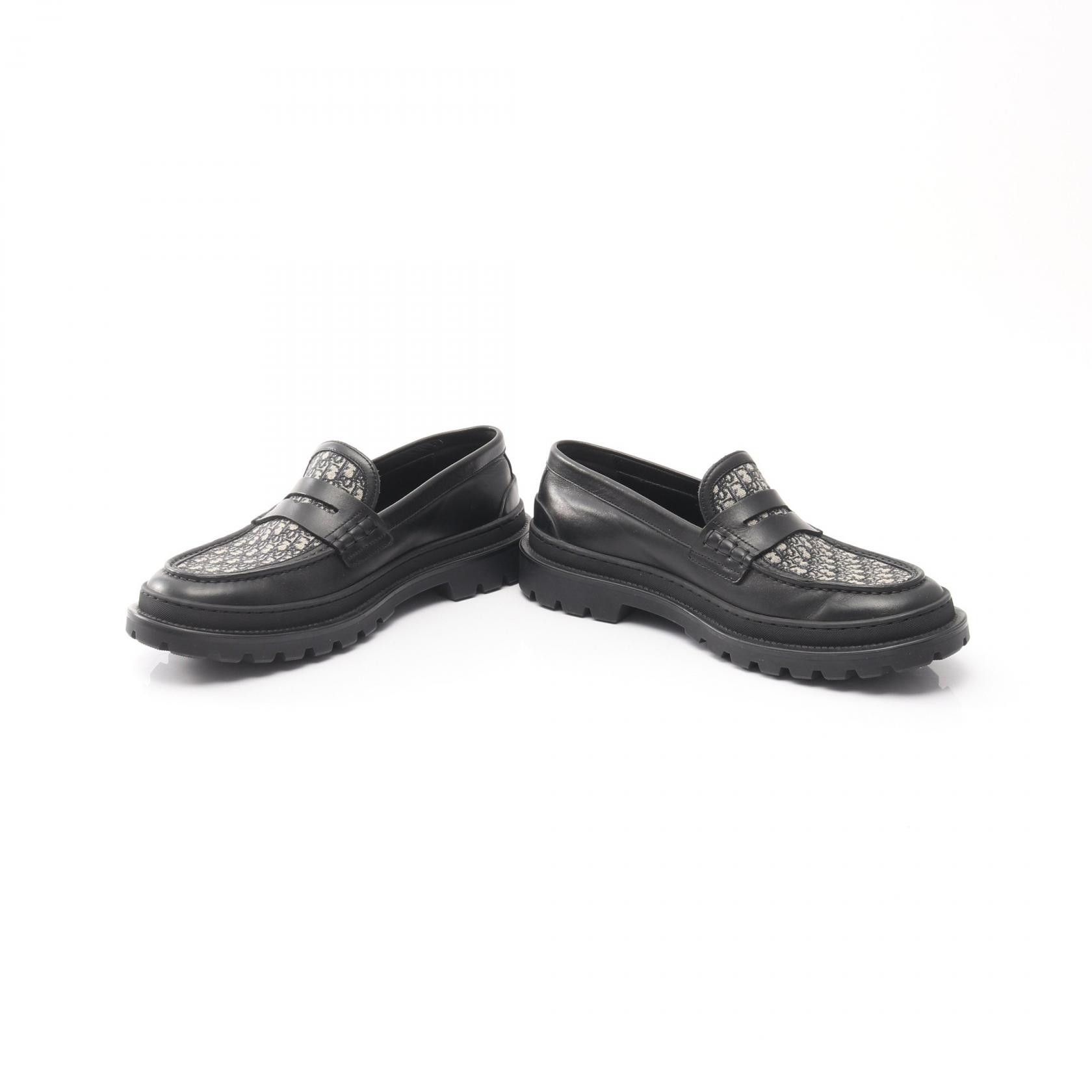 Dior Dior Dior Oblique Explorer Leather Canvas Loafers Leather Shoes DUTY FREE for USA Size ONE SIZE - 3 Thumbnail