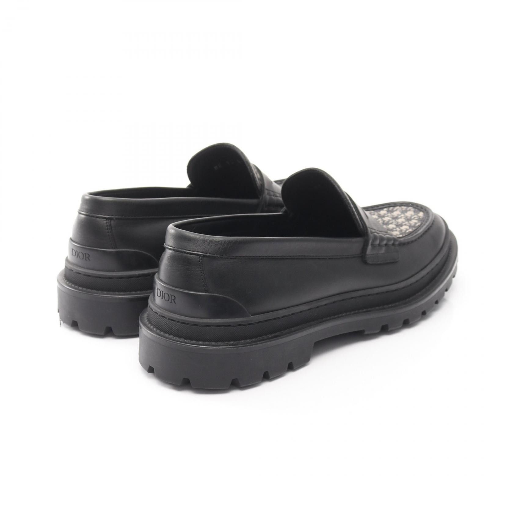 Dior Dior Dior Oblique Explorer Leather Canvas Loafers Leather Shoes DUTY FREE for USA Size ONE SIZE - 2 Thumbnail