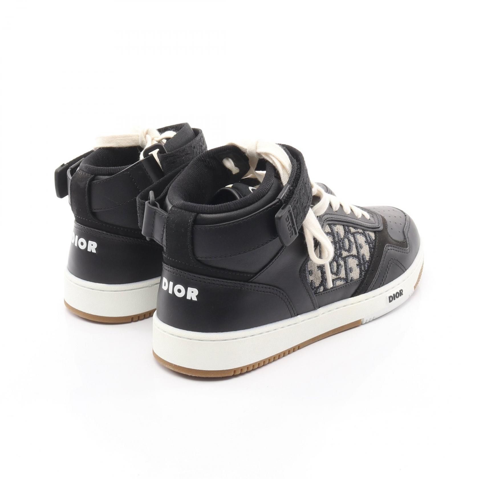 Dior Dior Christian Dior B27 Oblique Leather Canvas Sneakers Leather Shoes DUTY FREE for USA Size ONE SIZE - 2 Thumbnail